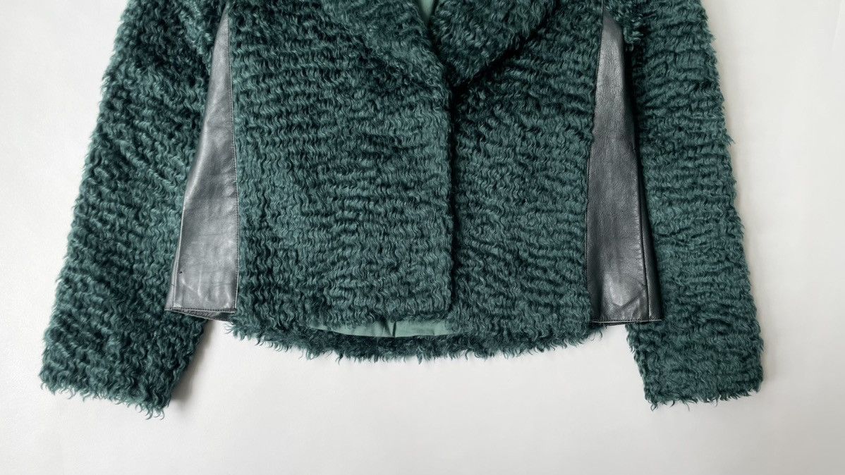 Maison Margiela A/W 13 Emerald Green Mohair Jacket Size S / US 4 / IT 40 - 8 Thumbnail