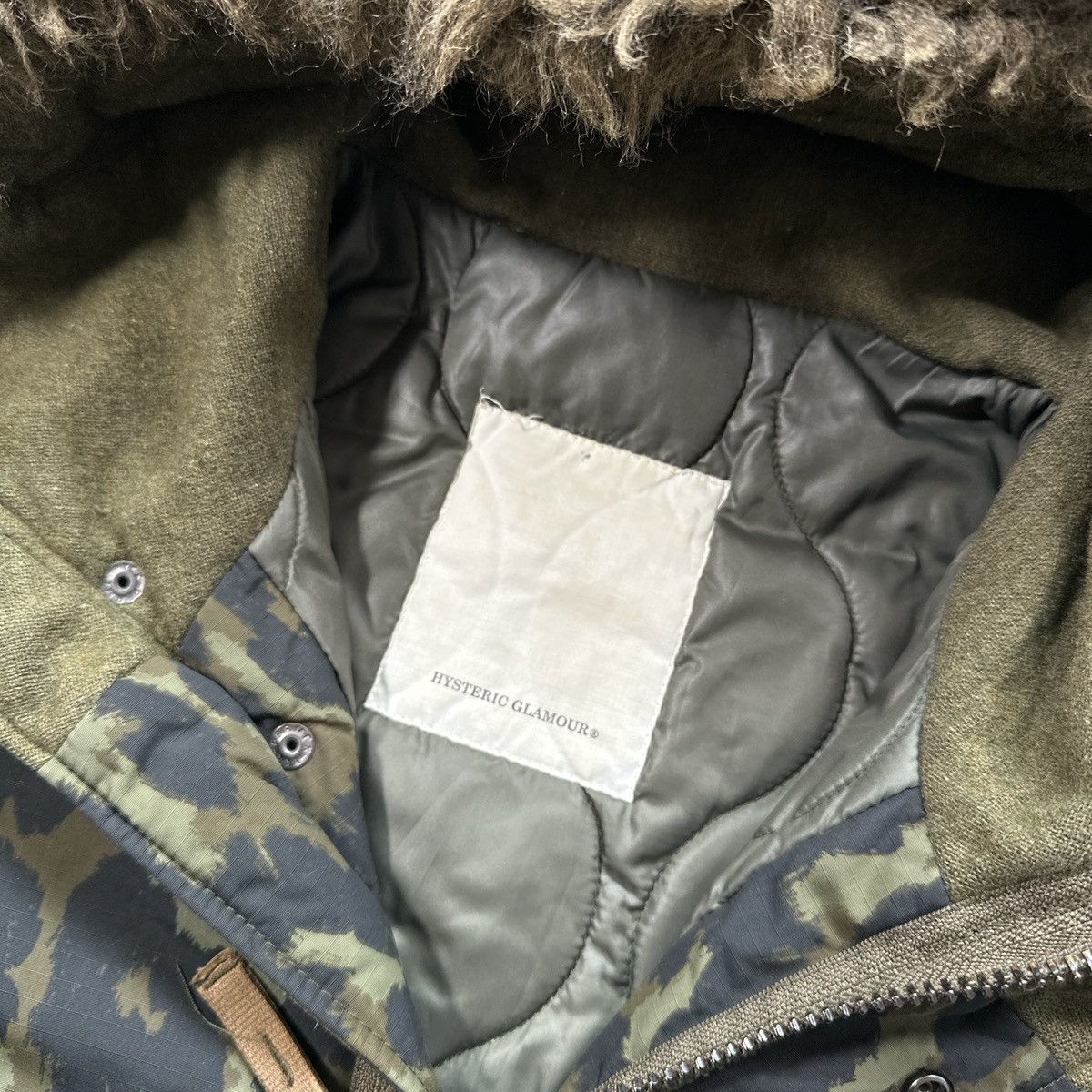 Hysteric Glamour Hysteric Glamour 2005 Fur Hood Primaloft Military Jacket Size US S / EU 44-46 / 1 - 11 Thumbnail