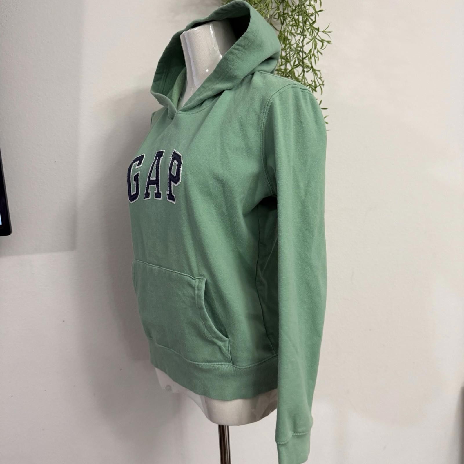 Gap Green Gap Pullover Hoodie Medium Size M / US 6-8 / IT 42-44 - 3 Thumbnail