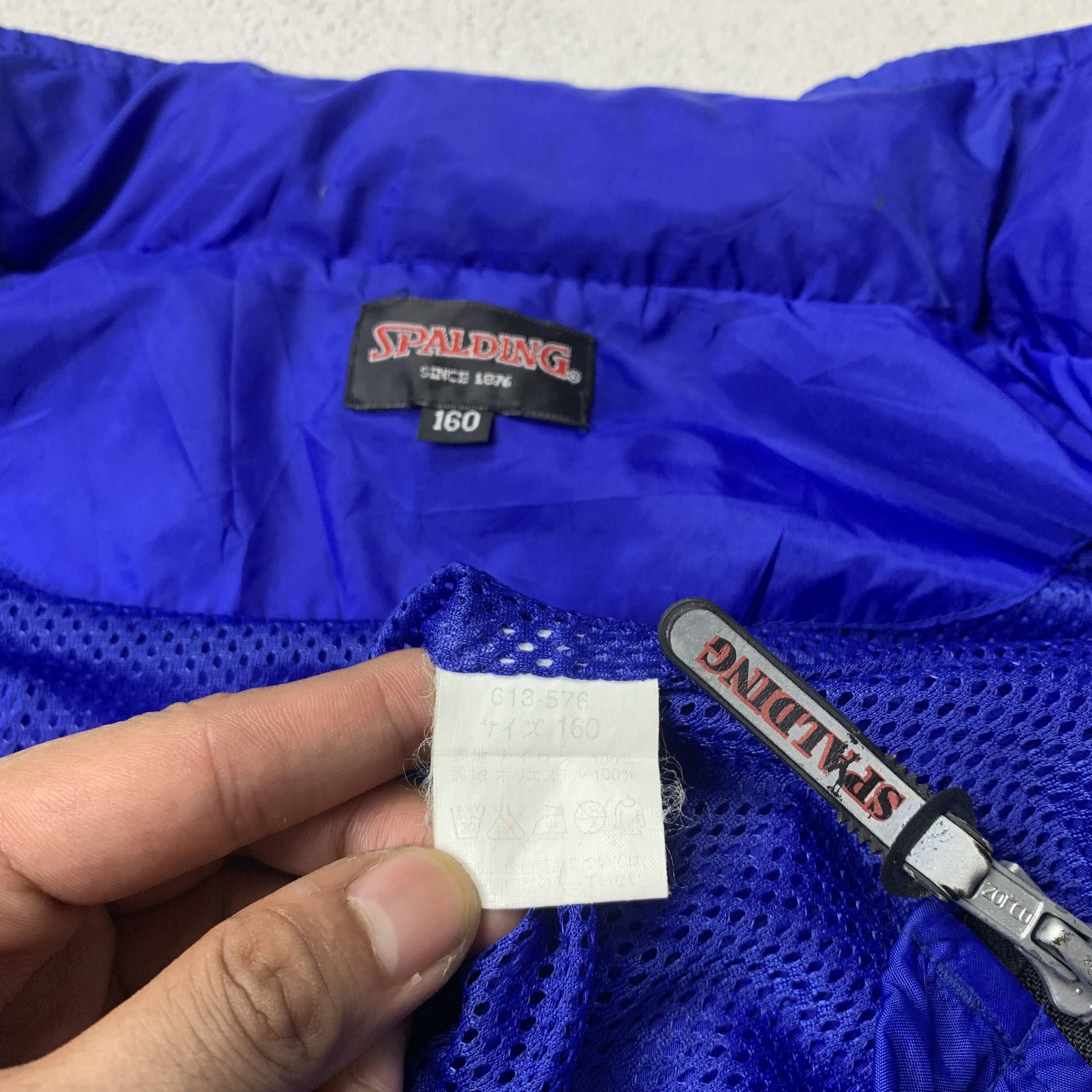 Spalding Vintage 90s Spalding Sports Jacket Hooded Size US S / EU 44-46 / 1 - 8 Thumbnail