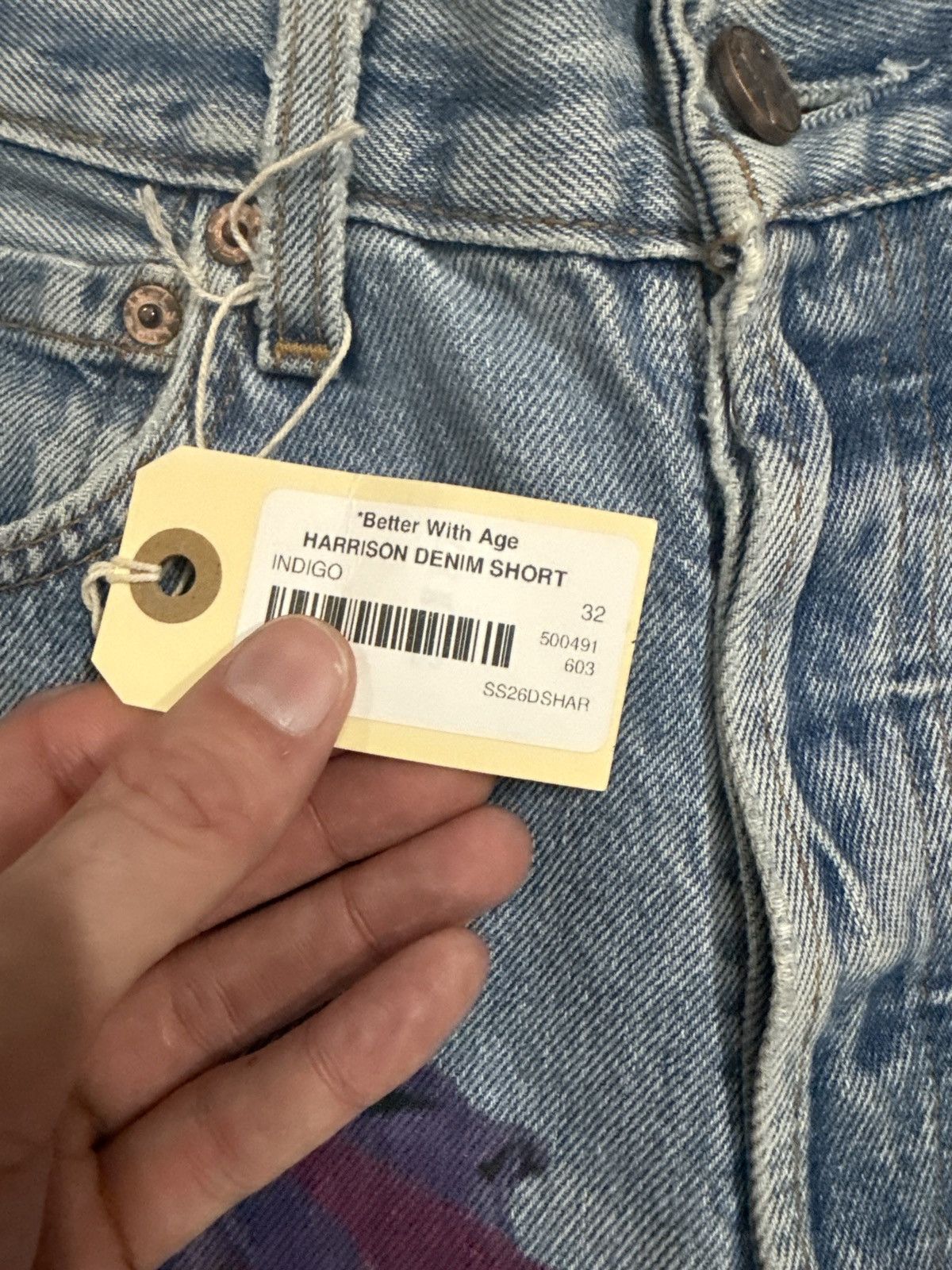 Better With Age Better With Age Harrison Denim Shorts Size US 32 / EU 48 - 5 Thumbnail