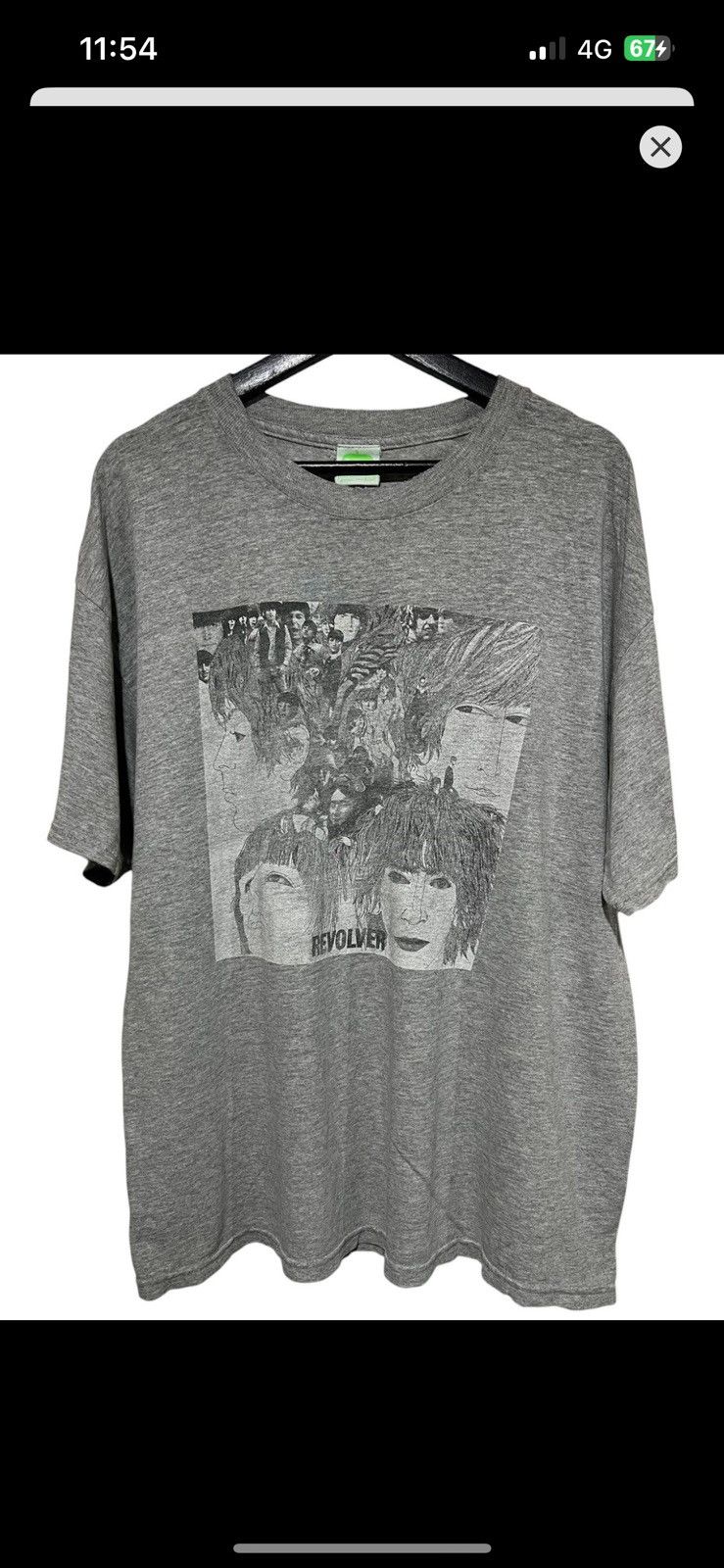Band Tees Vintage Distressed The Beatles Revolver Band Tees Size US XL / EU 56 / 4 - 2 Thumbnail