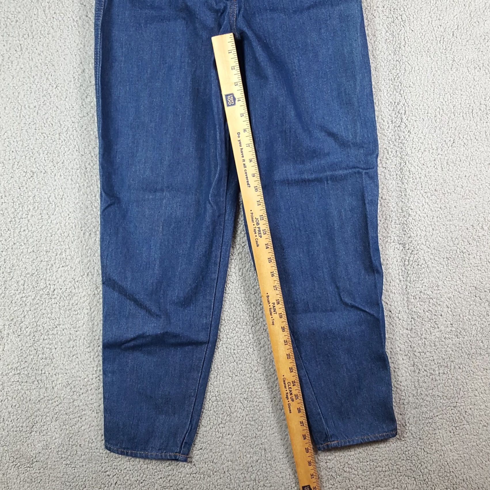 Vintage VINTAGE Sanroy 80s High Waist Tapered Leg Relaxed Jeans Women's Size 10 Blue Denim Boho Retro Size 32" / US 10 / IT 46 - 4 Thumbnail