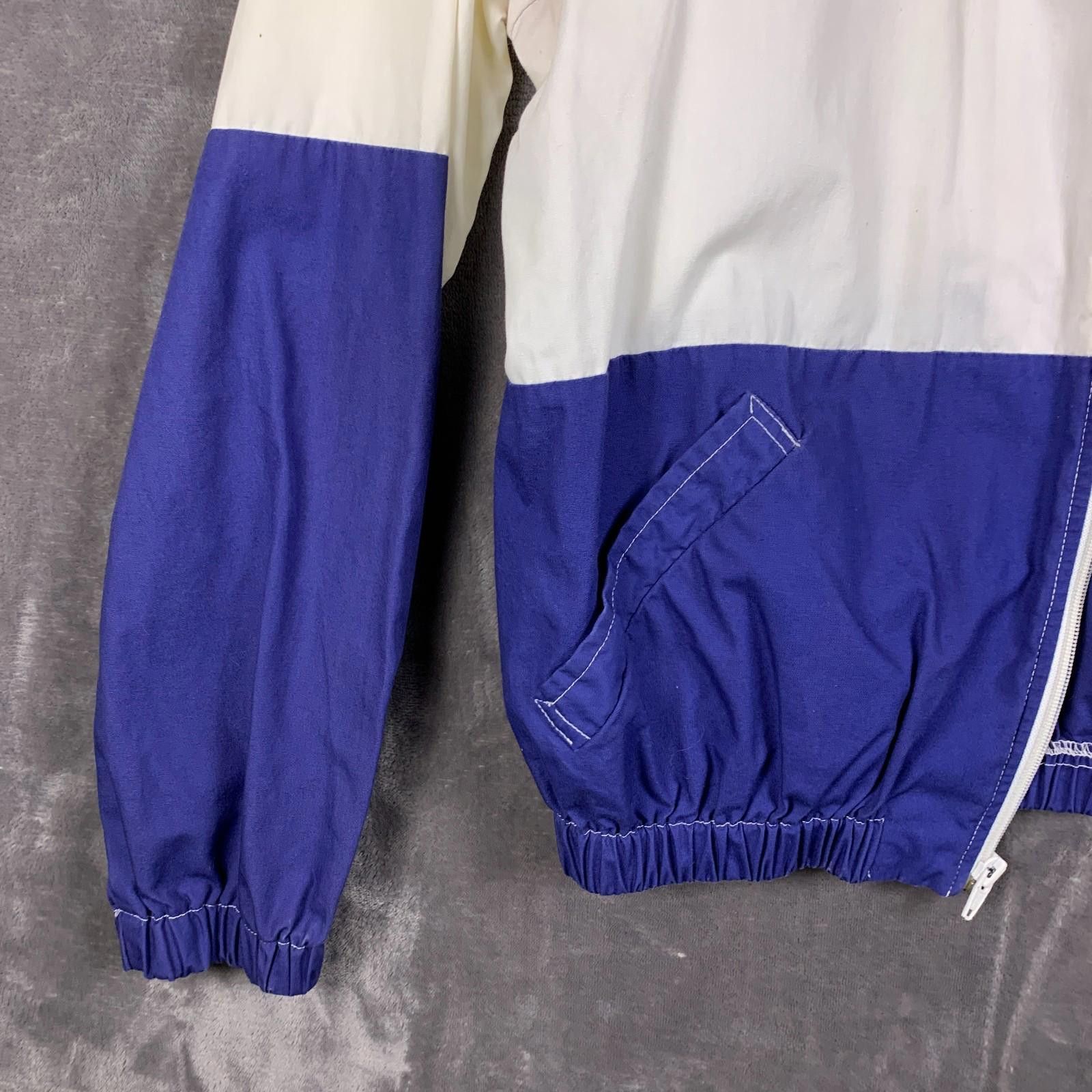 Designer VINTAGE Mel Fox Co Red White Blue Light Windbreaker Sz.L 305 Size US L / EU 52-54 / 3 - 4 Thumbnail