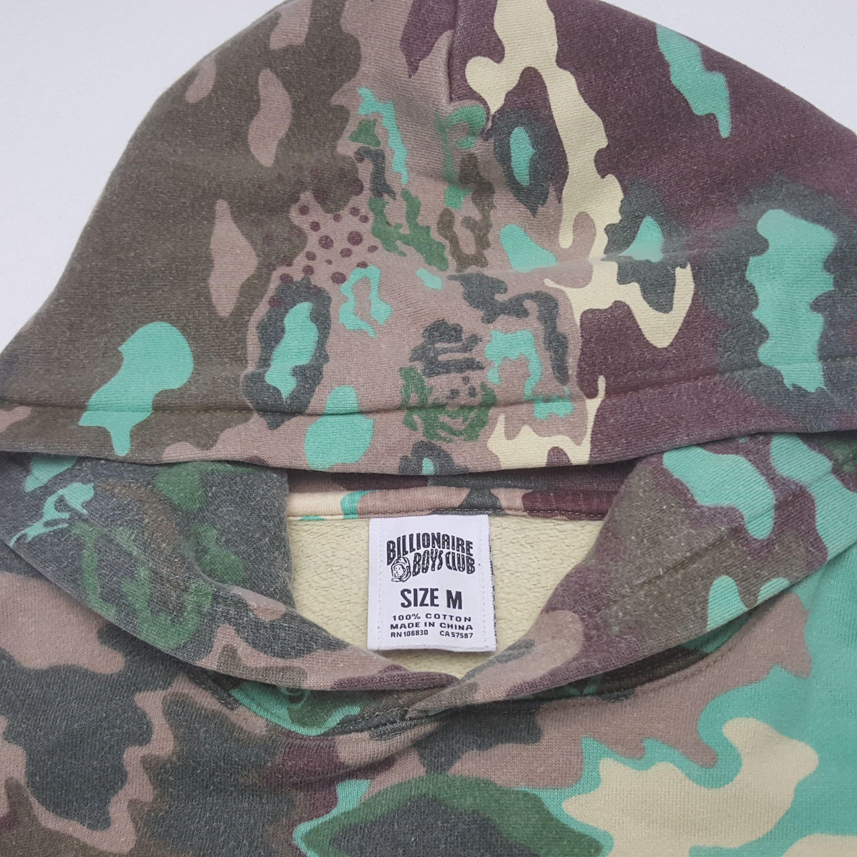Billionaire Boys Club Vintage Billionaire Boys Club Japanese Camo Hoodies C324N10 Size US M / EU 48-50 / 2 - 5 Thumbnail