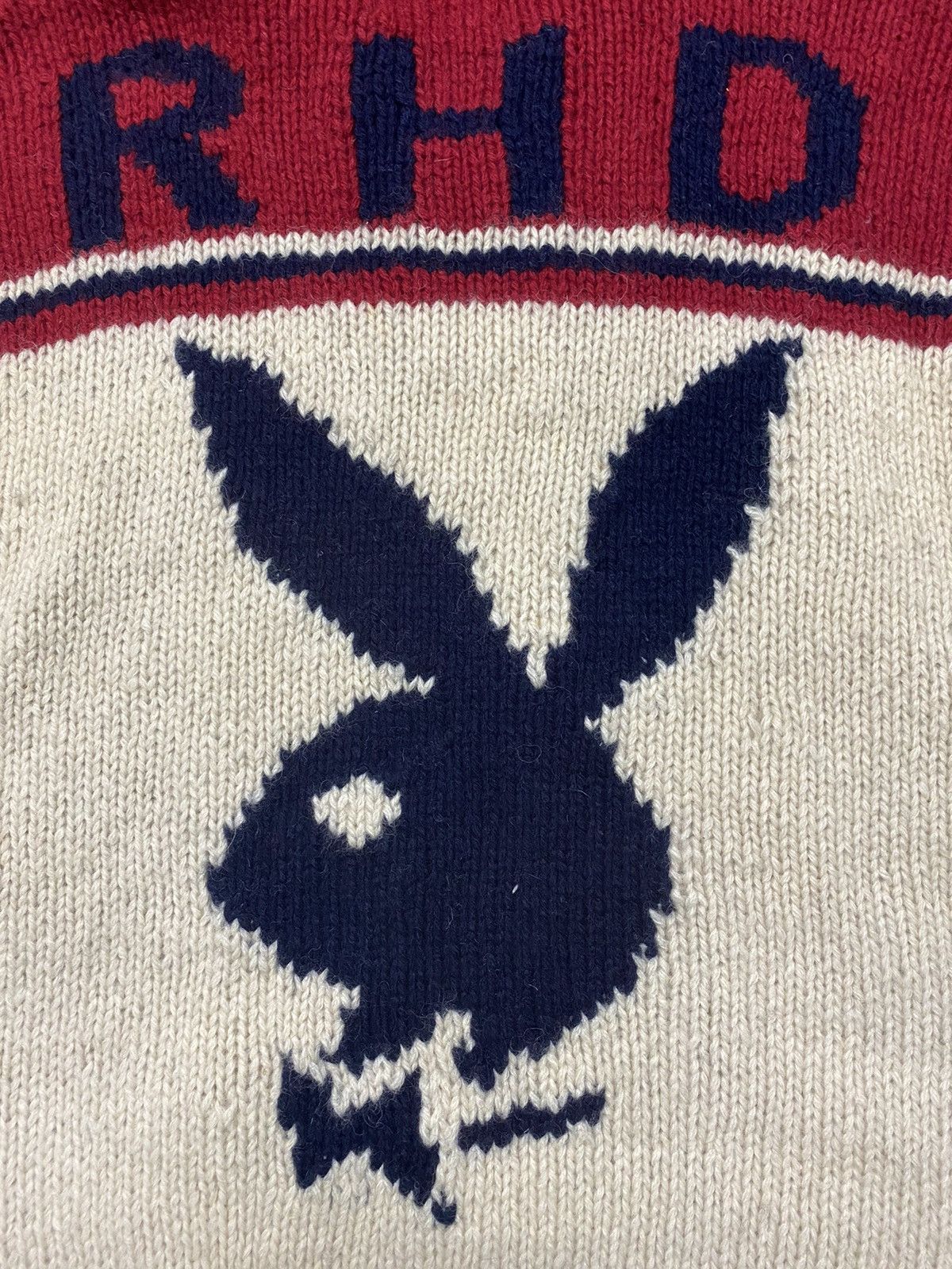Playboy Vintage Playboy RHD Knitwear Sweater Big Logo Size US L / EU 52-54 / 3 - 2 Thumbnail