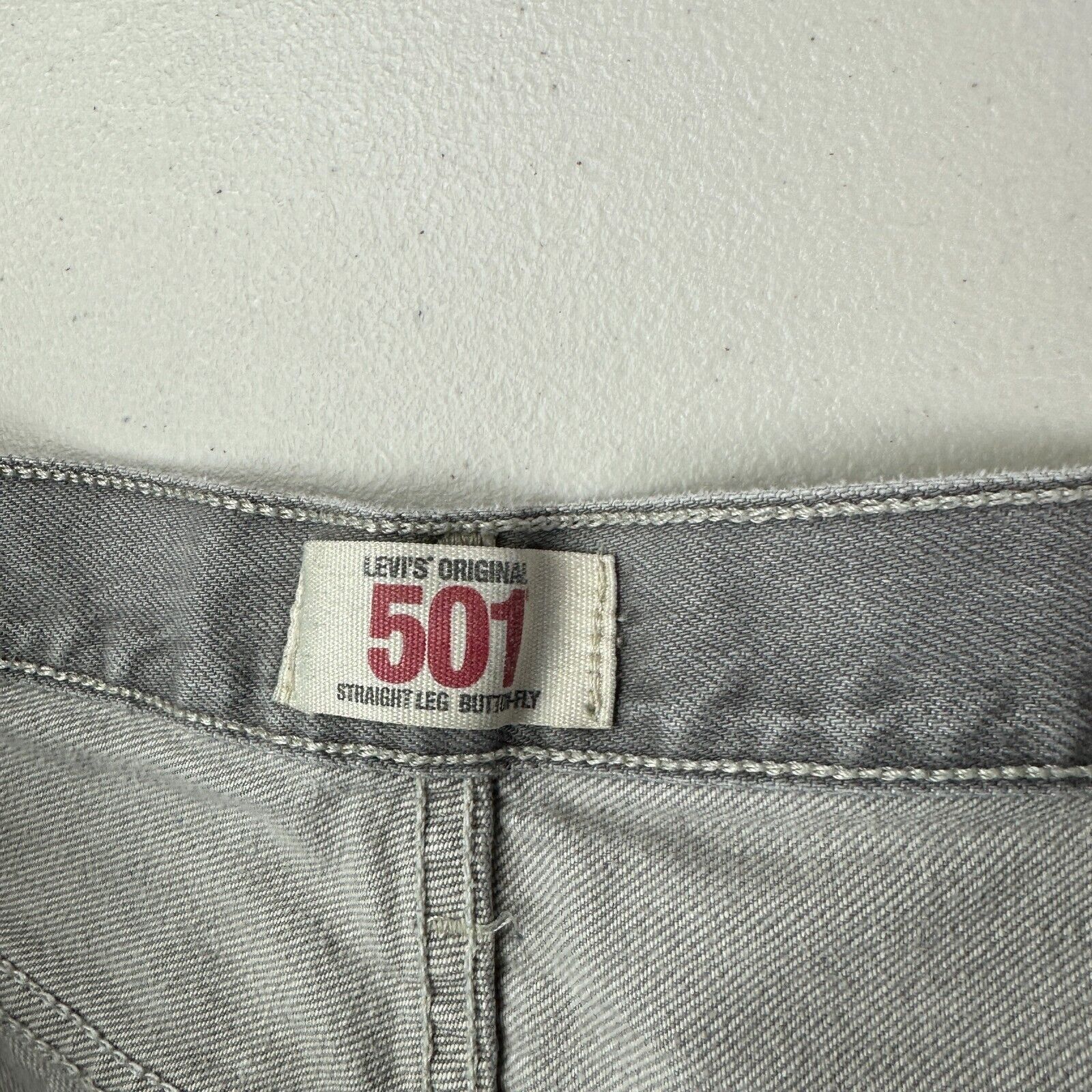 Levi's Levis 501 Mens Jeans Denim Straight Leg Button Fly (34x27) Size US 36 / EU 52 - 6 Thumbnail