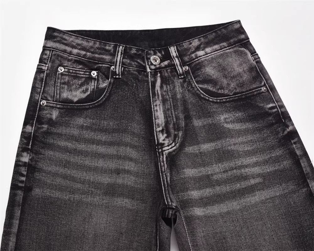 Japanese Brand × Jean Distressed washed punk retro casual loose wide-leg jeans Size US 32 / EU 48 - 3 Thumbnail