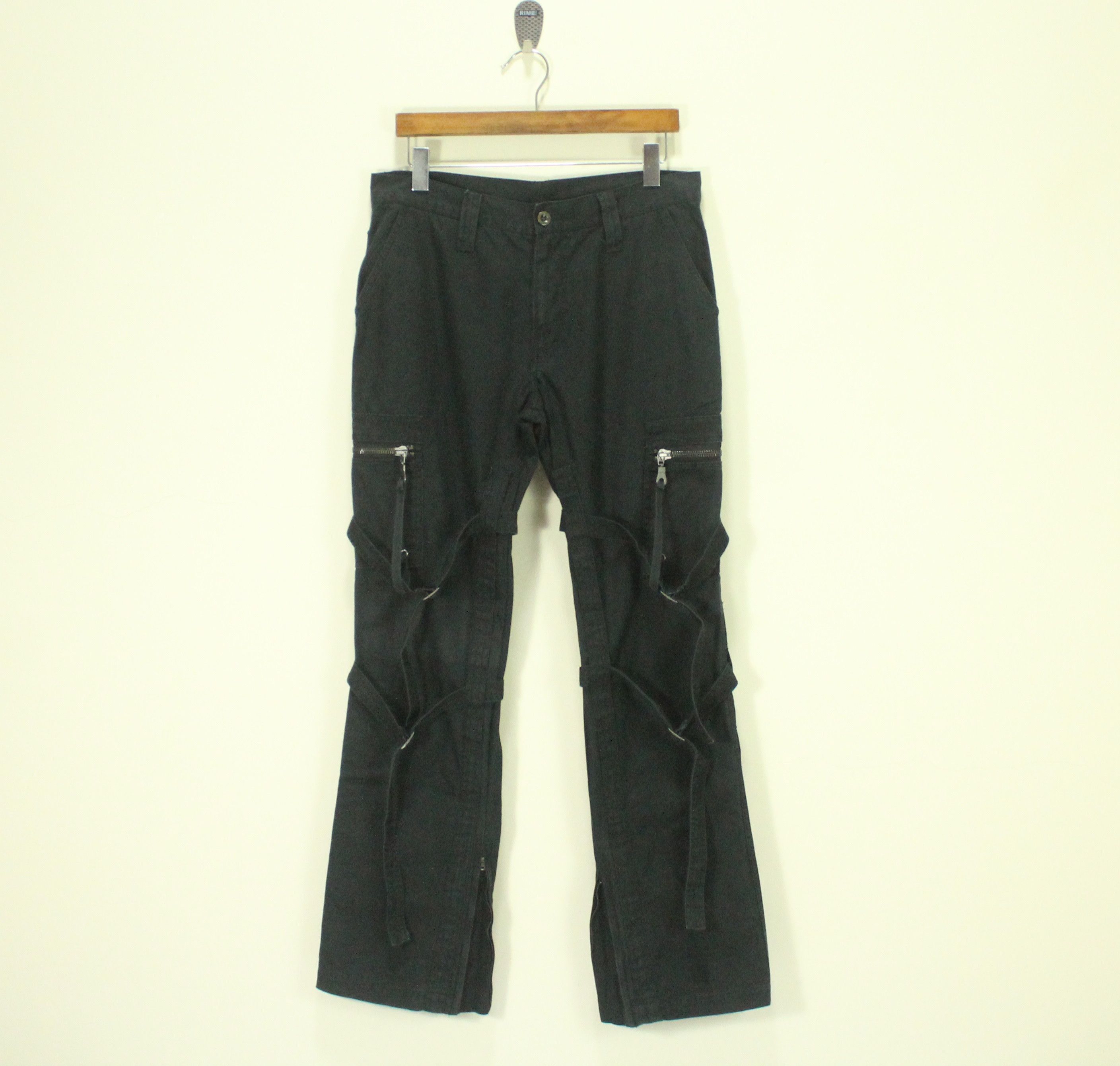 Japanese Brand Bondage Pants Tactical Pants Skater Punk Gasmask Cargos Size US 32 / EU 48 - 3 Thumbnail