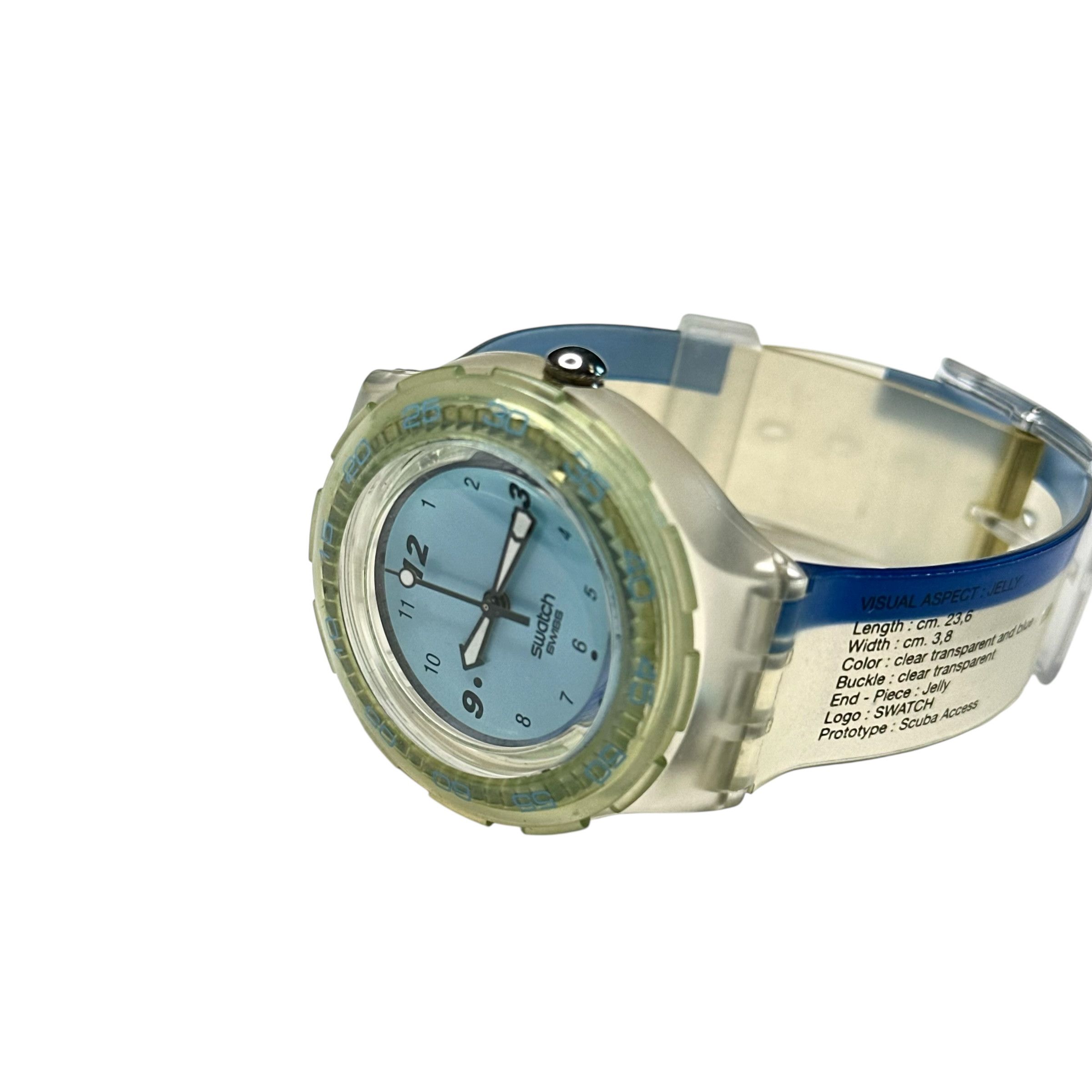 Swatch Swatch Scuba Access Jelly Transparent Watches Size ONE SIZE - 2 Thumbnail
