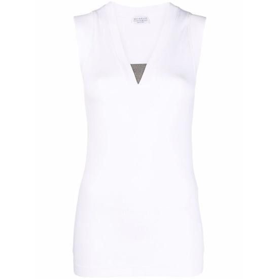 BRUNELLO CUCINELLI Women Tops M0TC8EL672 C159 WHITE