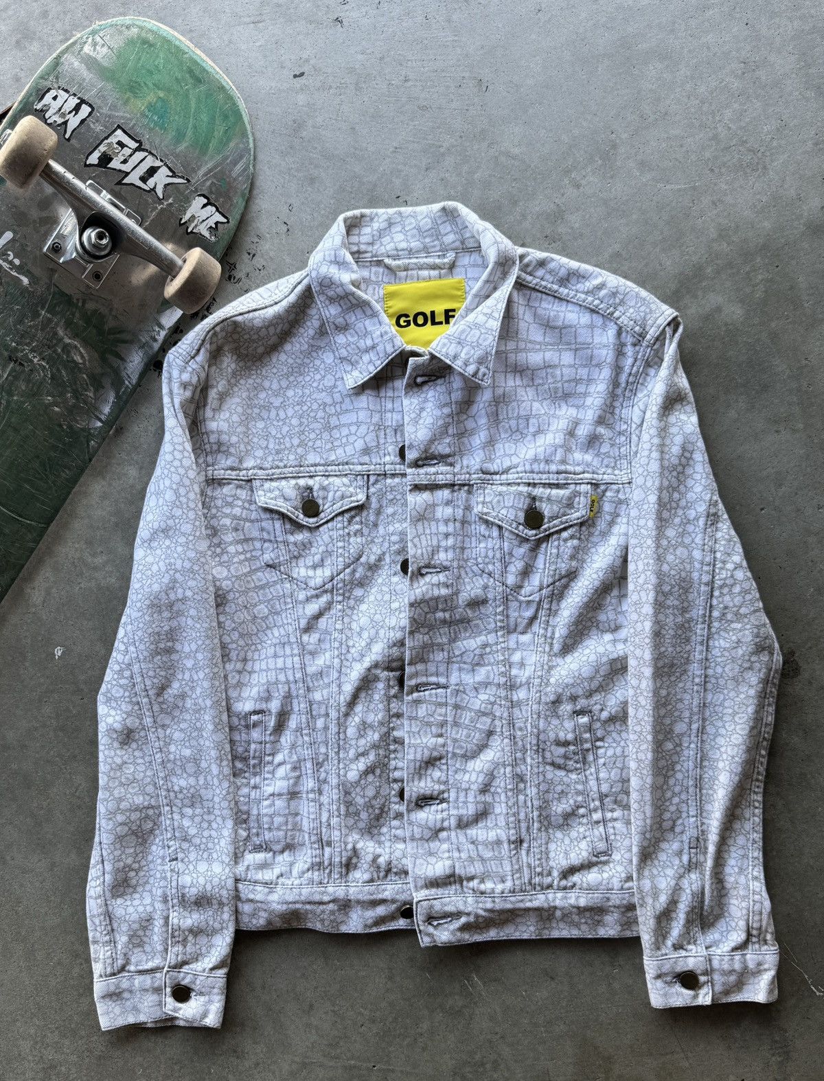 Golf wang alligator jacket hotsell