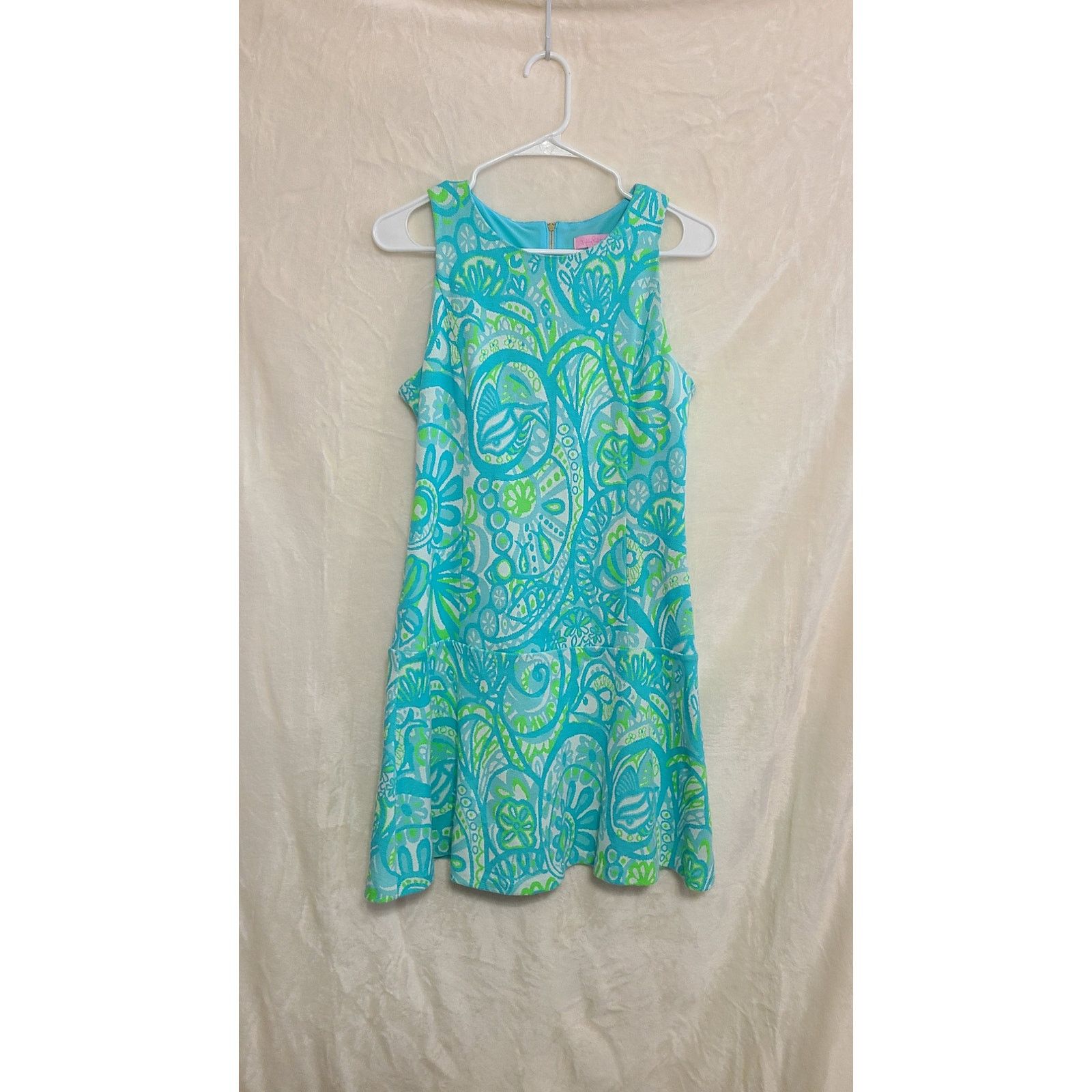 Lilly Pulitzer Lilly Pulitzer Kent Drop Waist Seaspray Knit Dress Size S Size S / US 4 / IT 40 - 1 Thumbnail