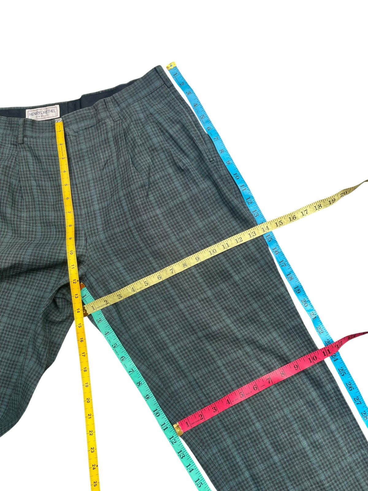 Designer × Henry Grethel × Vintage Vintage Henry Grethel Checkered Pant Size US 32 / EU 48 - 10 Thumbnail