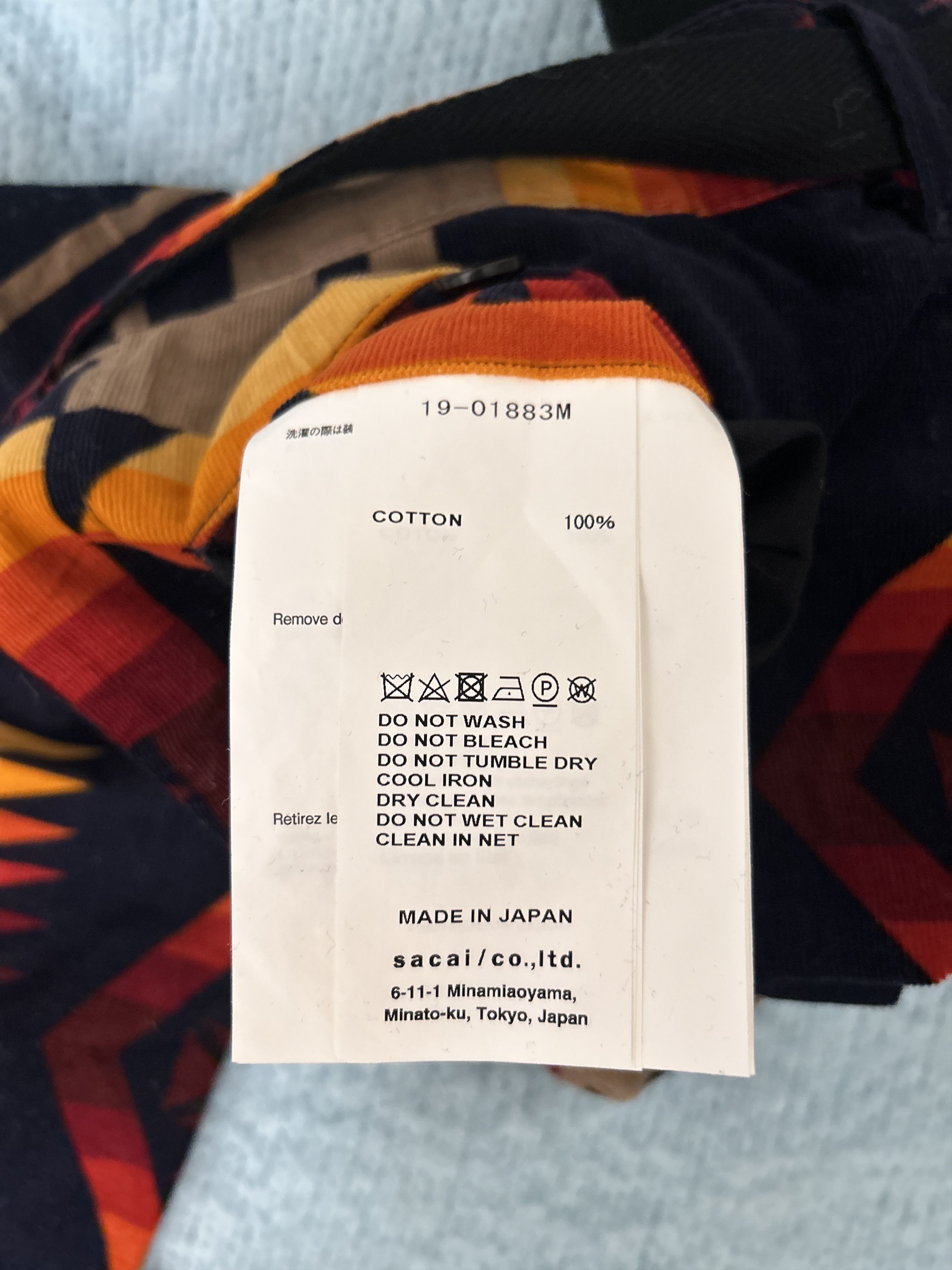 Pendleton × Sacai Sacai Pendleton corduroy pants navajo size 2 Size US 30 / EU 46 - 7 Thumbnail