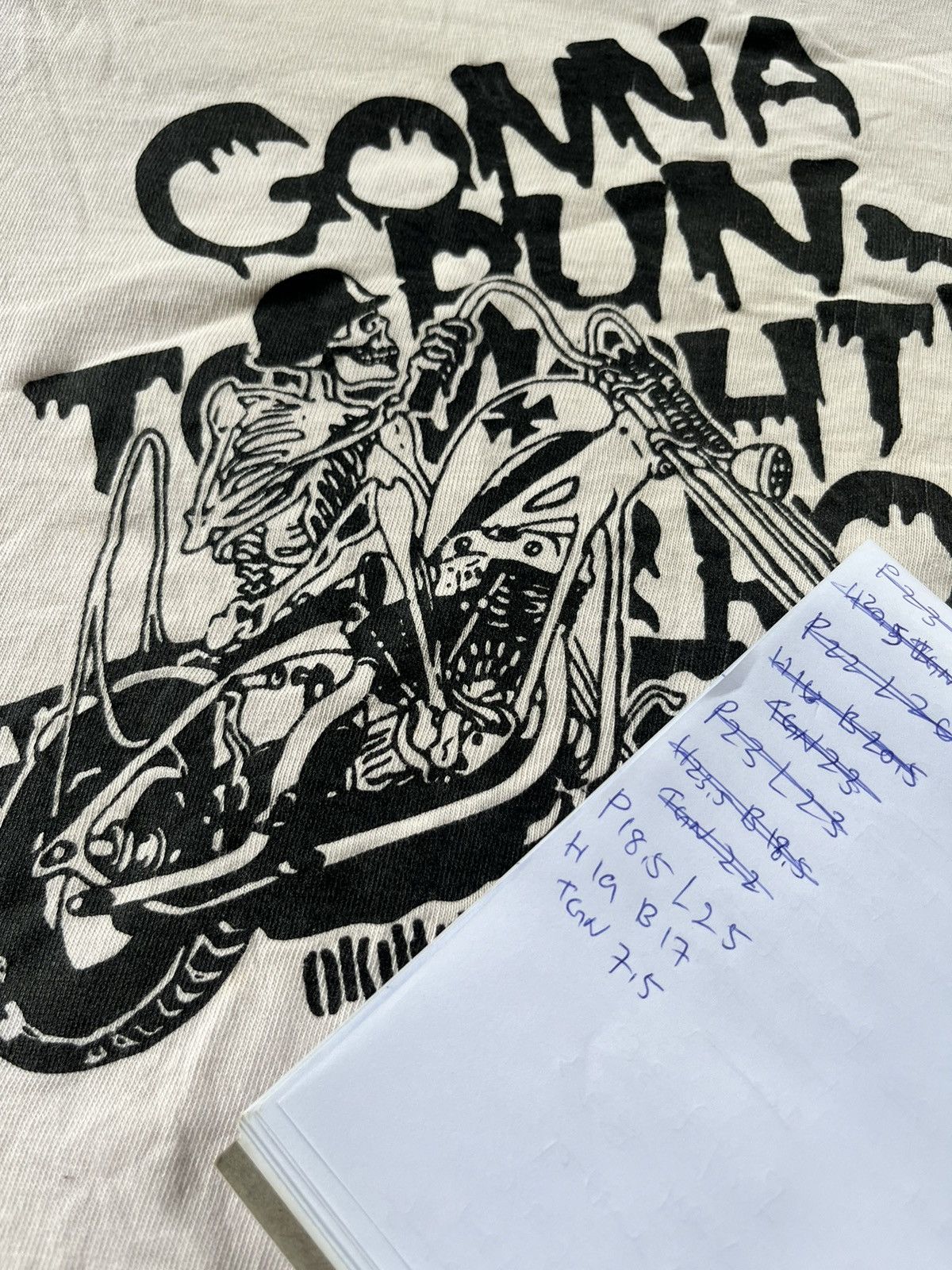 Japanese Brand 💥The Okinawa Yankees Skull Rider Big Logo Tee 🇯🇵 Size US S / EU 44-46 / 1 - 7 Thumbnail