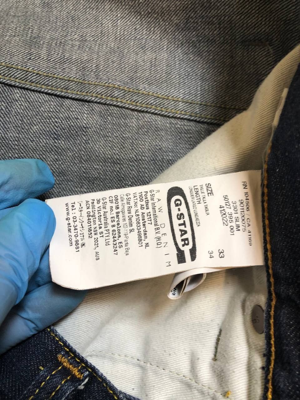 G-Star G-STAR RAW-Arc Loose Tapered-Light Aged Destroy Denim Size US 33 - 15 Thumbnail