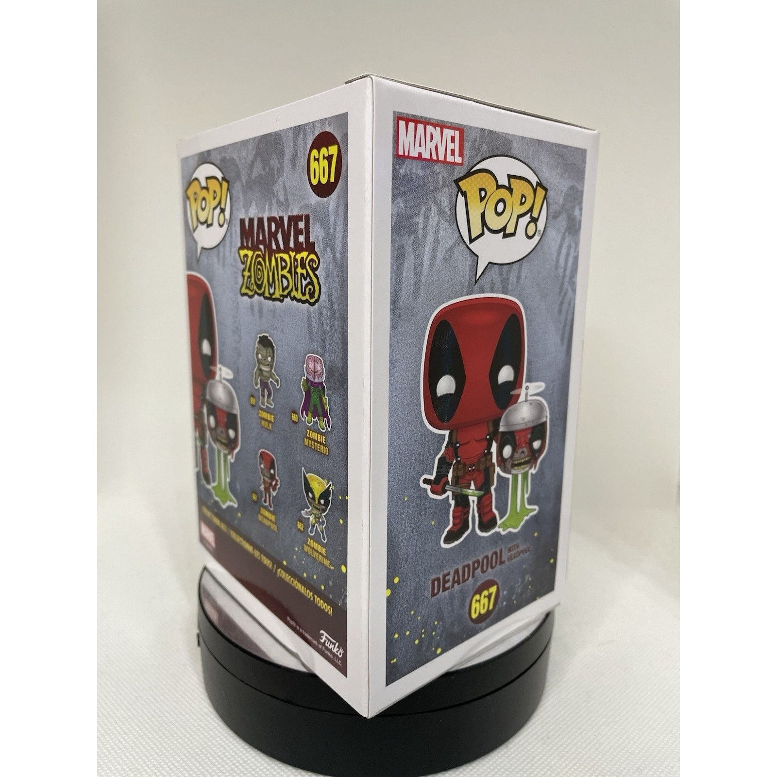 Marvel Comics Funko POP 667 Deadpool w Headpool Collector Corps Exclusive Size ONE SIZE - 6 Thumbnail