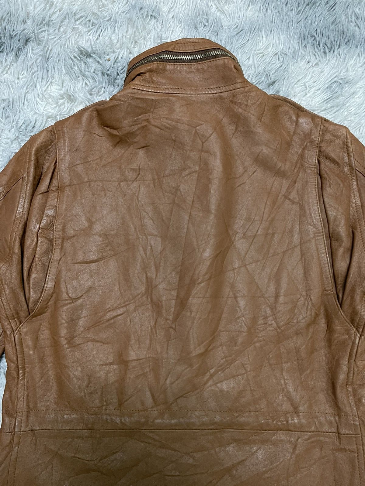 PPFM 2000s PPFM MULTI-POCKET LEATHER JACKET Size US M / EU 48-50 / 2 - 12 Thumbnail