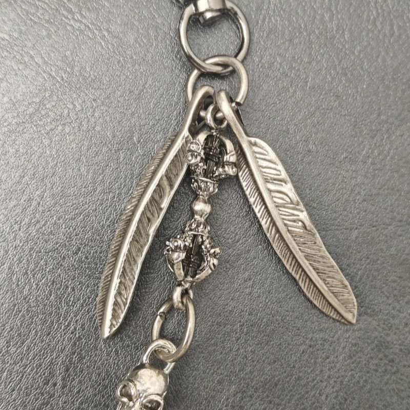 Japanese Brand × Vintage Japanese Peripheral Skull and Feather Goth Waist Chain Size ONE SIZE - 7 Thumbnail