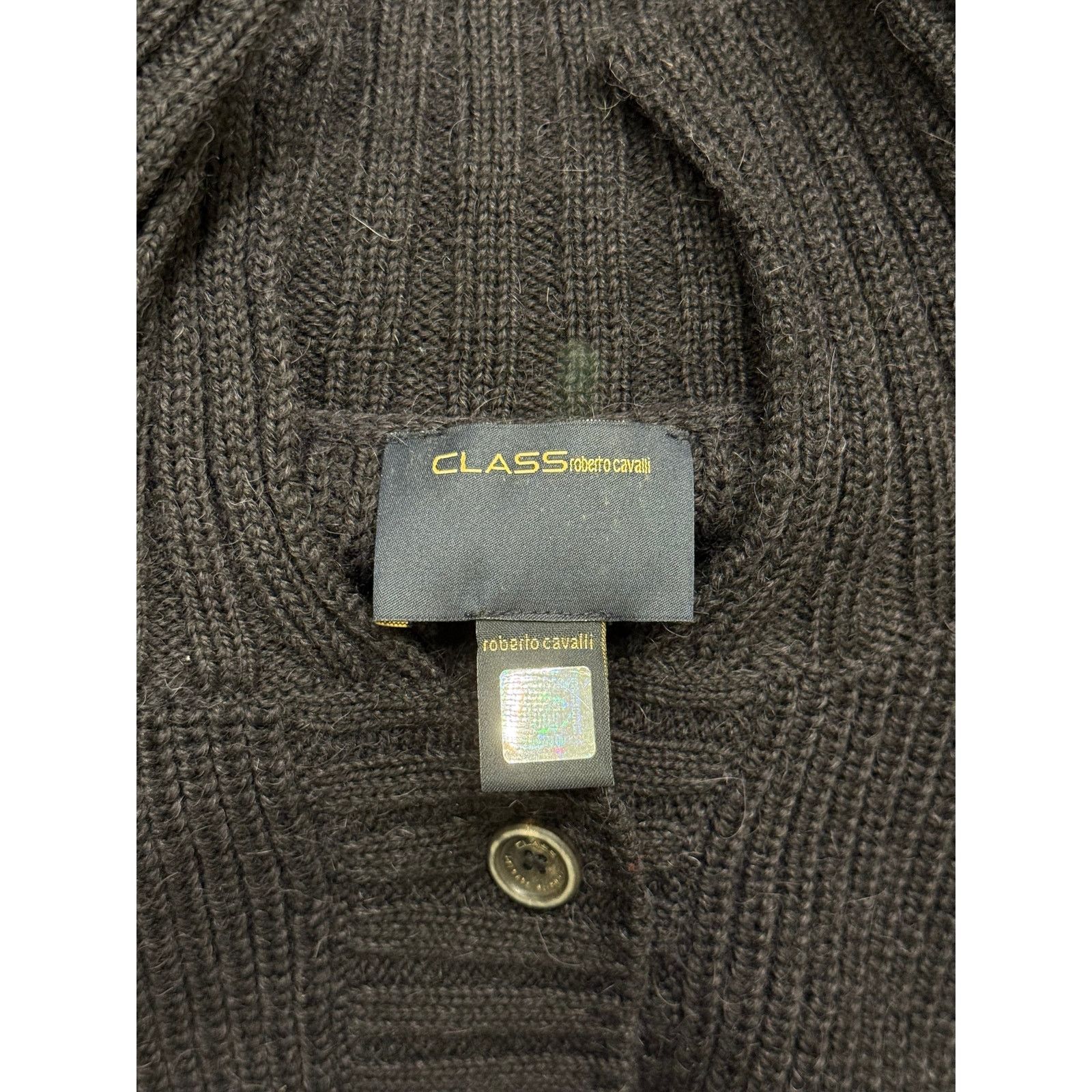 Roberto Cavalli 2000s Roberto Cavalli real fur inserts wool top Size M / US 6-8 / IT 42-44 - 5 Thumbnail