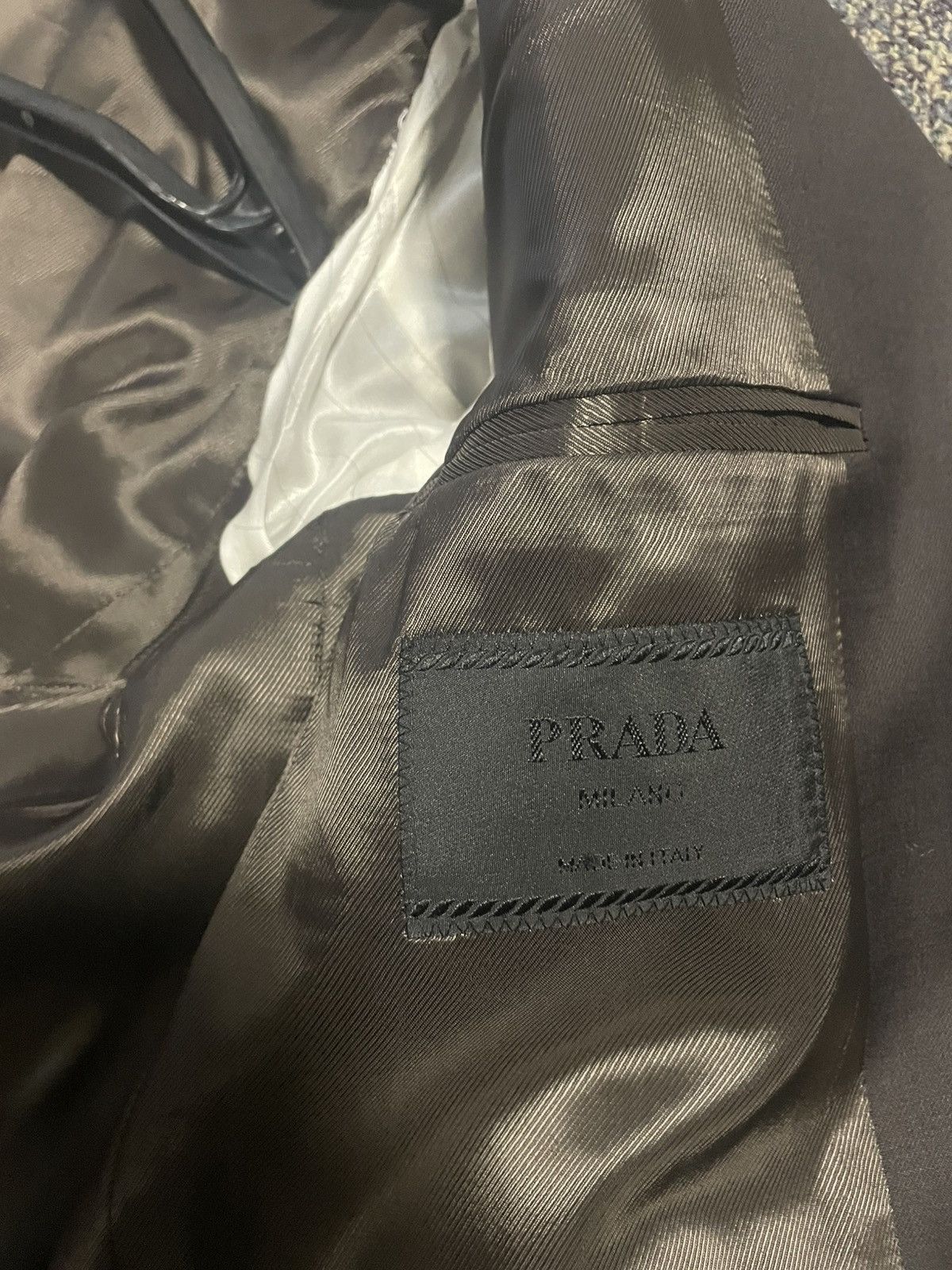 Prada Prada AW09 Brown Single Breasted Suit Size 52L - 6 Thumbnail
