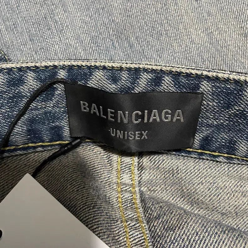 Balenciaga Balenciaga size S Self-belted distressed effect zippered s Size US 27 - 3 Thumbnail