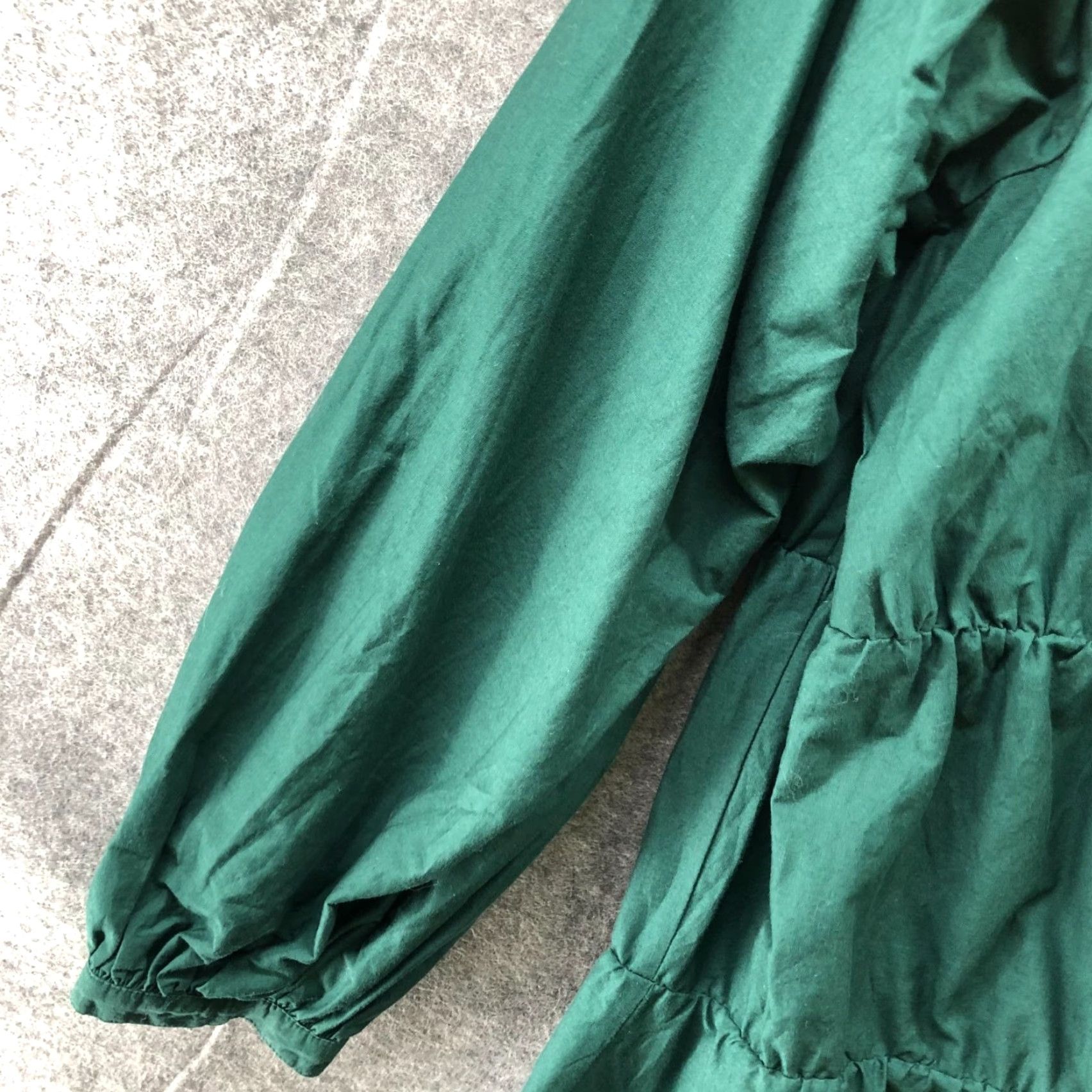 Asos ASOS Bohemian Mini Dress Womens 4 Forest Green Long Sleeve Balloon Cocktail Casual Size S / US 4 / IT 40 - 5 Thumbnail
