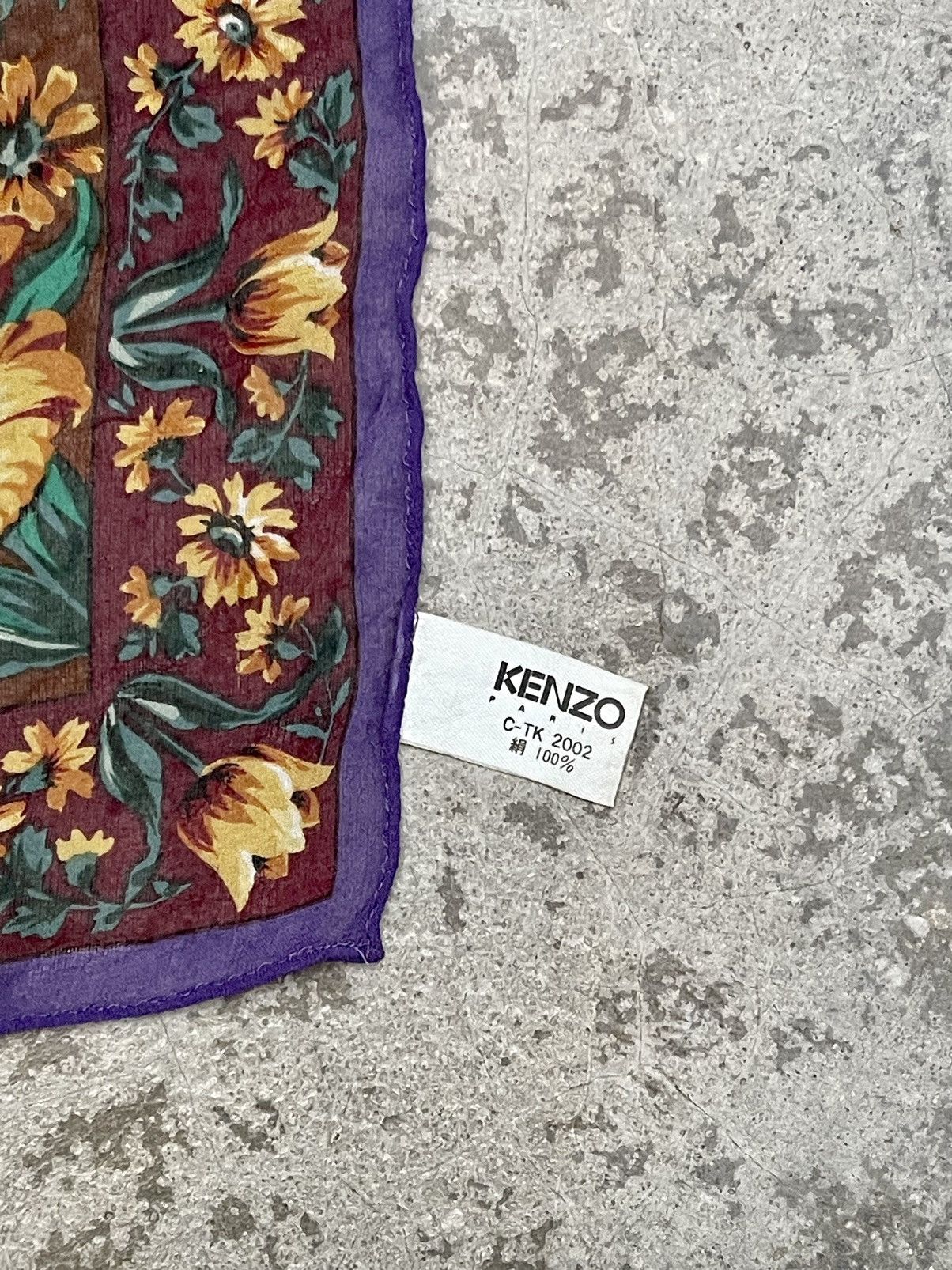 Kenzo KENZO SILK HANDKERCHIEF Size ONE SIZE - 2 Thumbnail