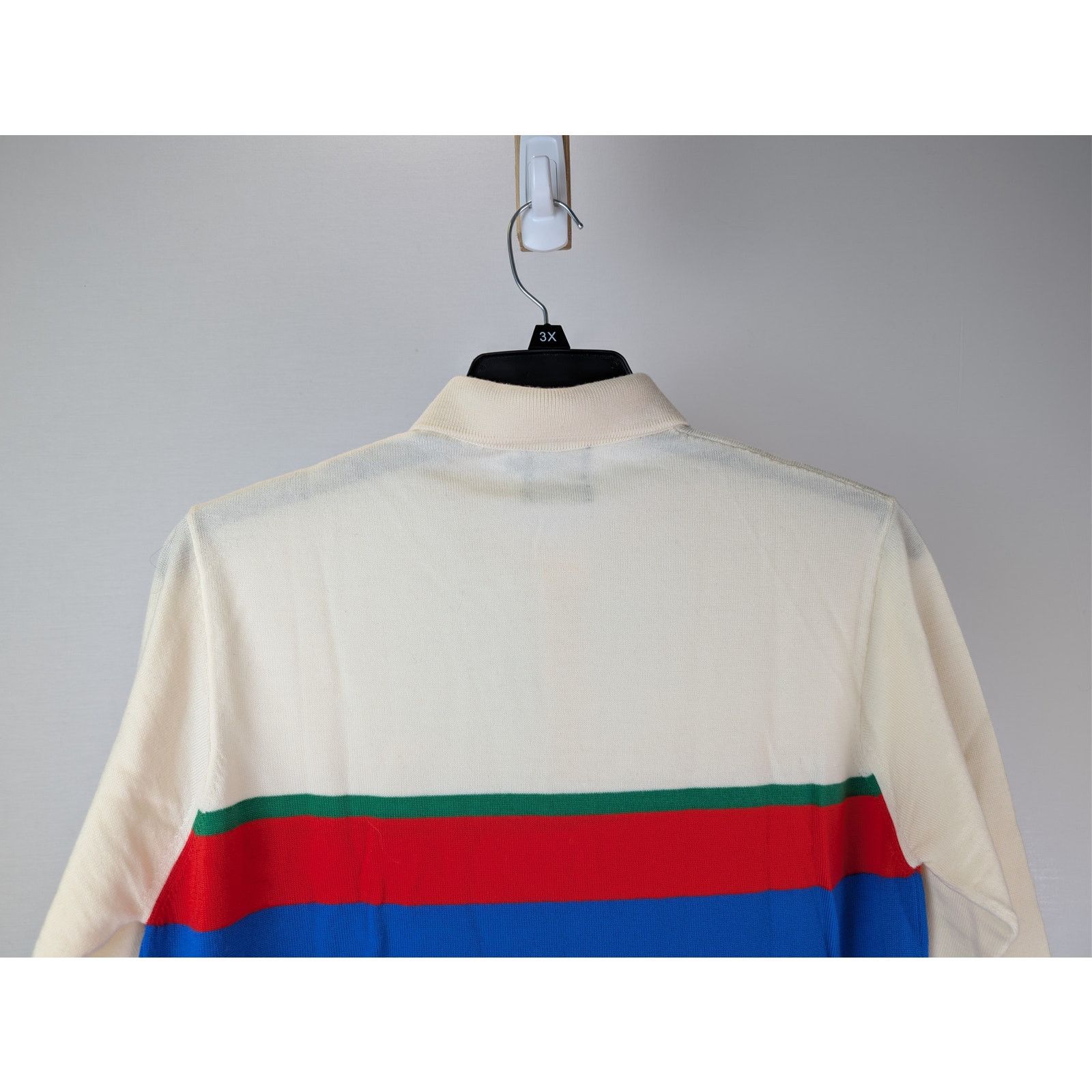 Drake's o1rshd1 CC20 stripe extrafine merino wool rugby polo sweater Size US S / EU 44-46 / 1 - 11 Thumbnail