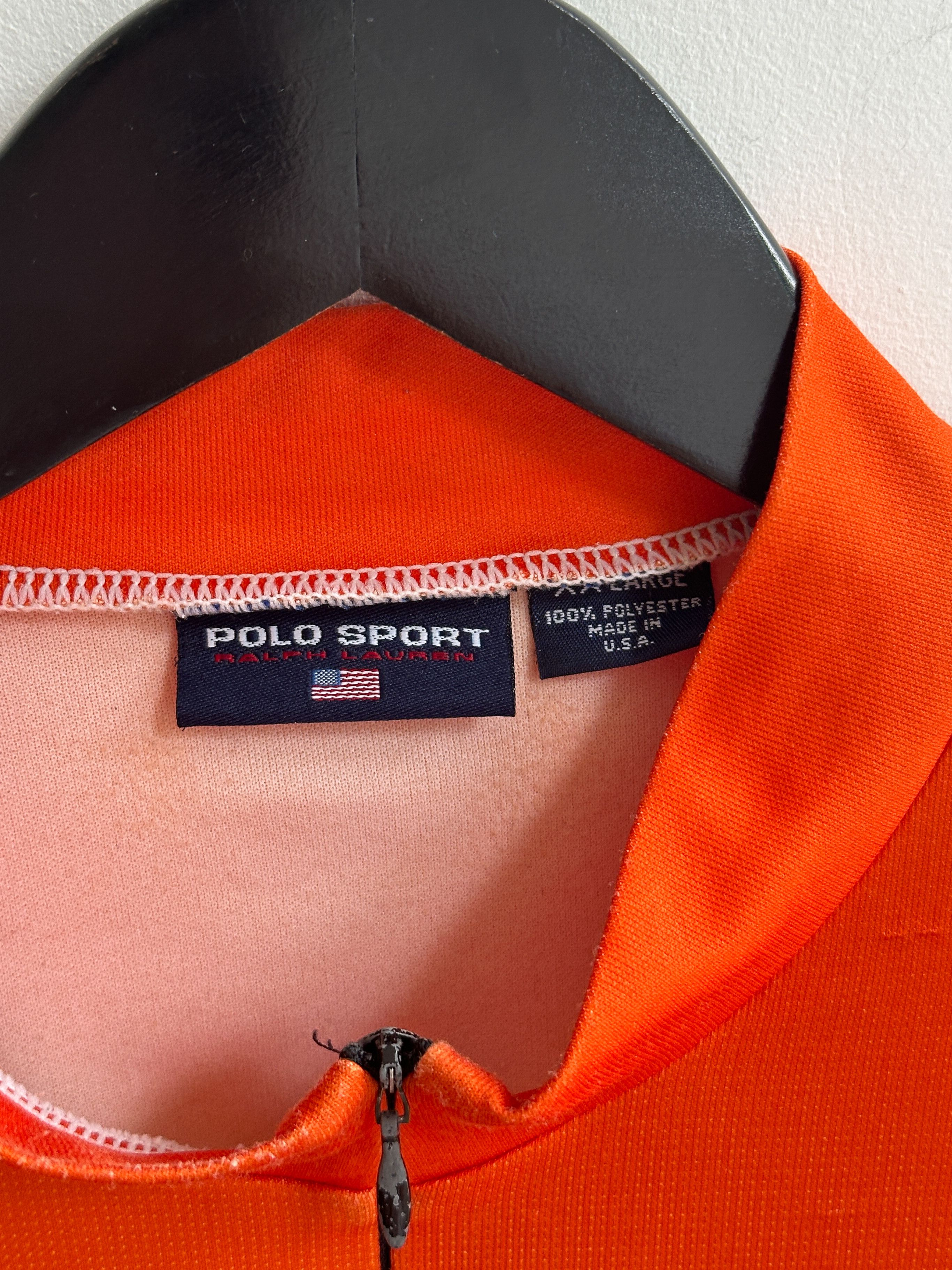 Polo Ralph Lauren Vintage Polo Sport Ralph Lauren Cycling Jersey Size US L / EU 52-54 / 3 - 5 Thumbnail