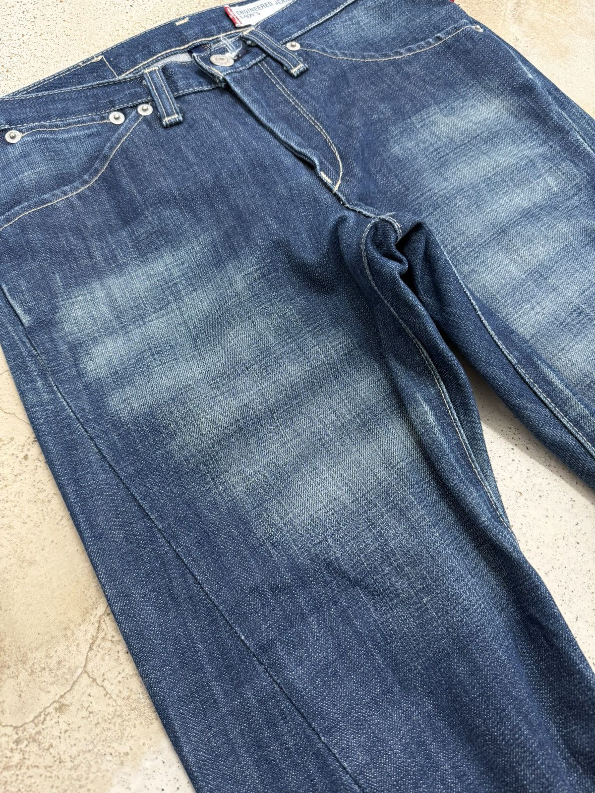 Levi's Levis Enginereed Jeans Lady’s Stonewash Denim Pants Size 27" / US 4 / IT 40 - 6 Thumbnail