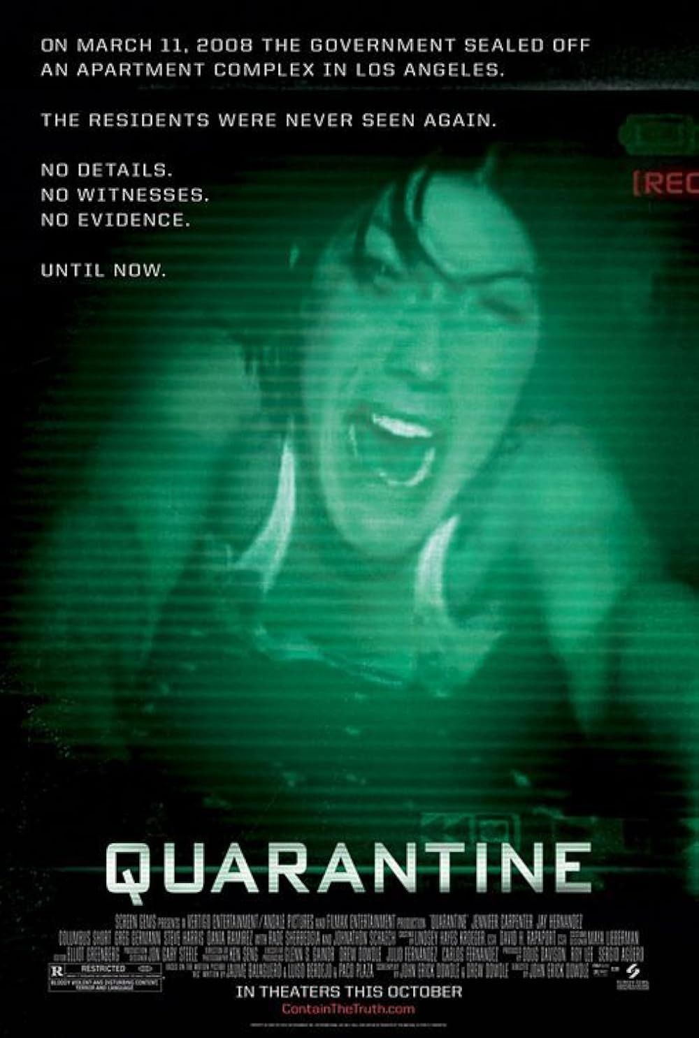 Other 2008 Quarantine Horror Movie Shirt Size US L / EU 52-54 / 3 - 1 Thumbnail