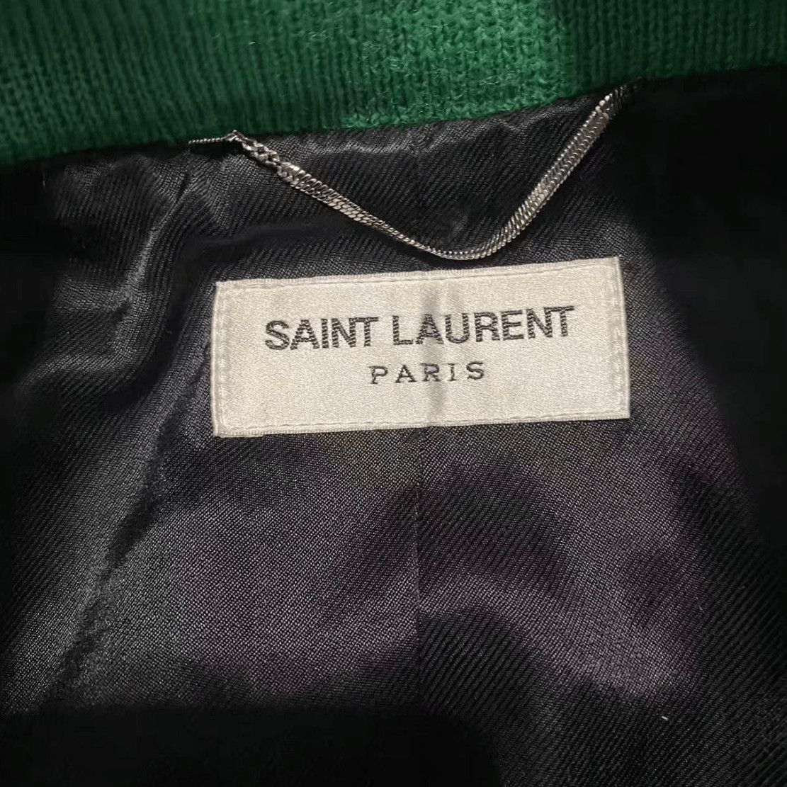 Saint Laurent Paris Sz 42 Saint Laurent Paris 17SS Green Teddy Jacket Size US XS / EU 42 / 0 - 6 Thumbnail
