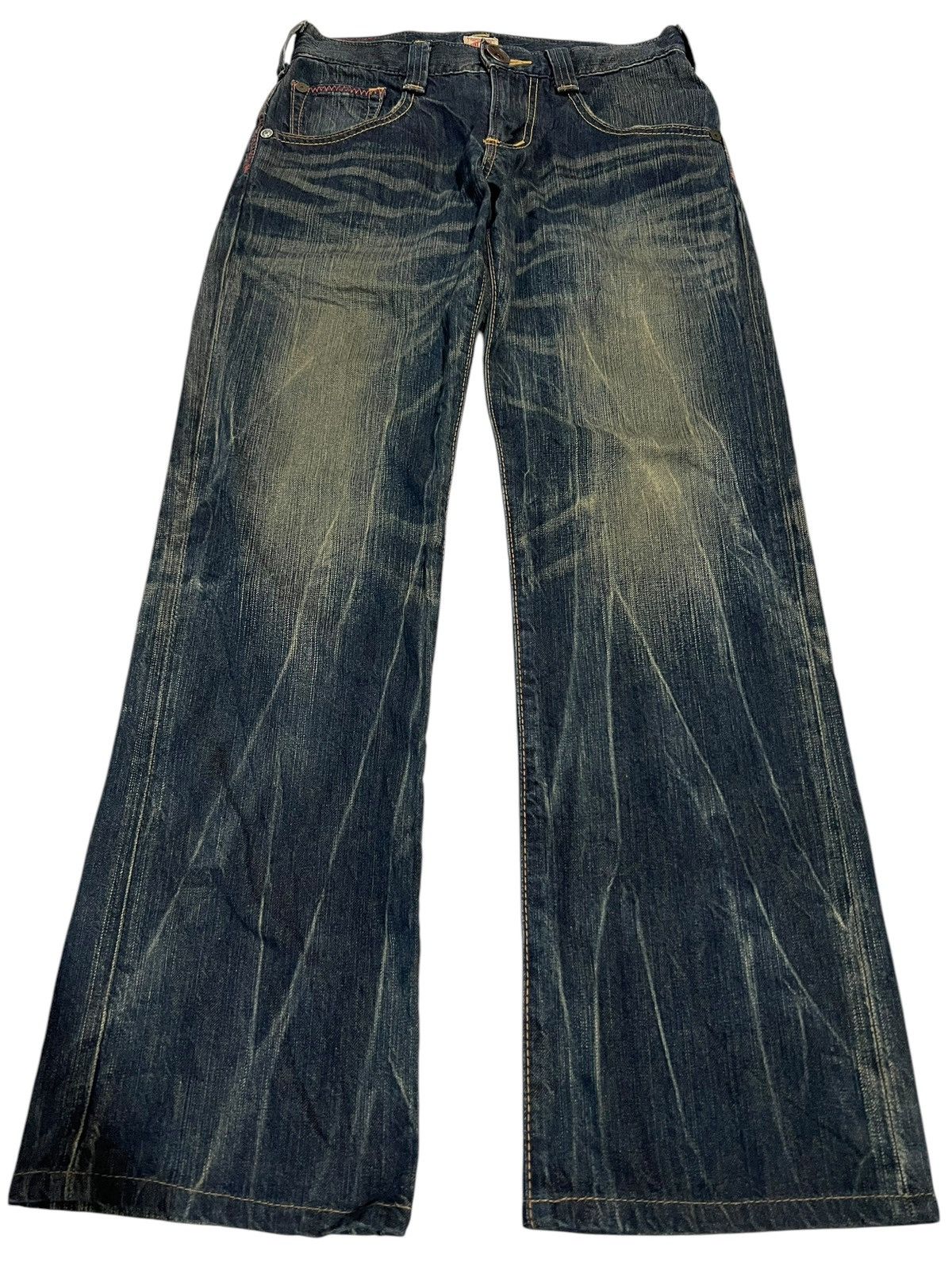 Edwin Flare Jean Vintage Edwin Blue Trip Tokyo Japan Mud Wash Jean Size US 28 / EU 44 - 1 Thumbnail