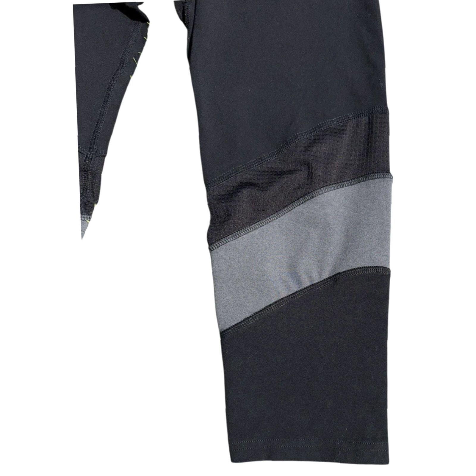 Hard Tail Hard Tail Forever Womens Leggings Size L Black Two Tone Ankle style Regular/Adult Womens Size 36" / US 14 / IT 50 - 4 Thumbnail