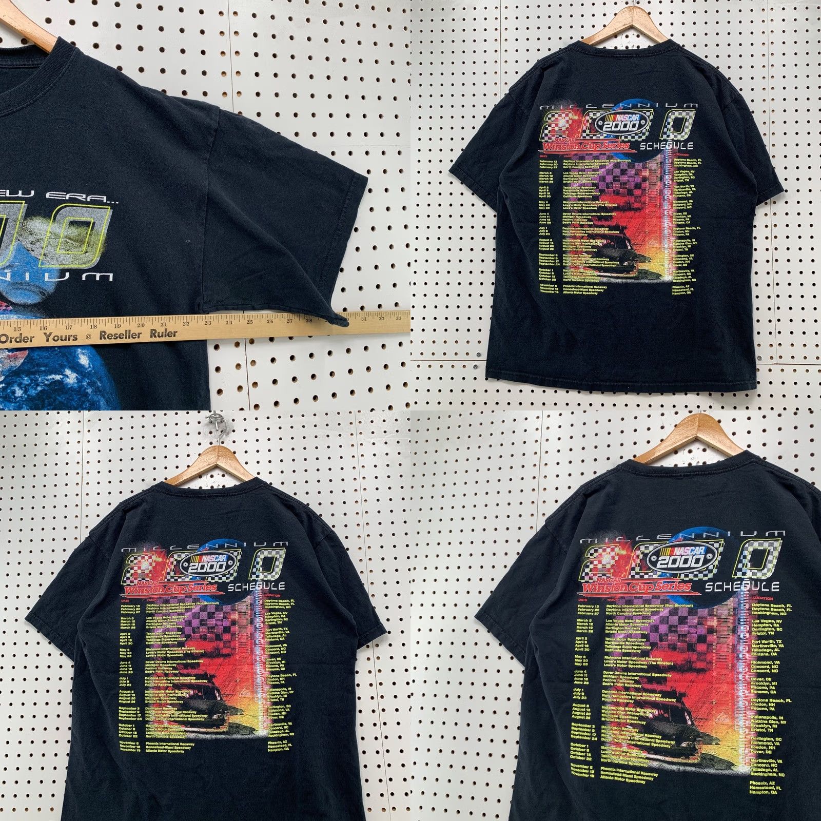 NASCAR Vintage Nascar 2000 Winston Cup Series Shirt Mens Large Black Millenium T-Shirt Size US L / EU 52-54 / 3 - 8 Thumbnail