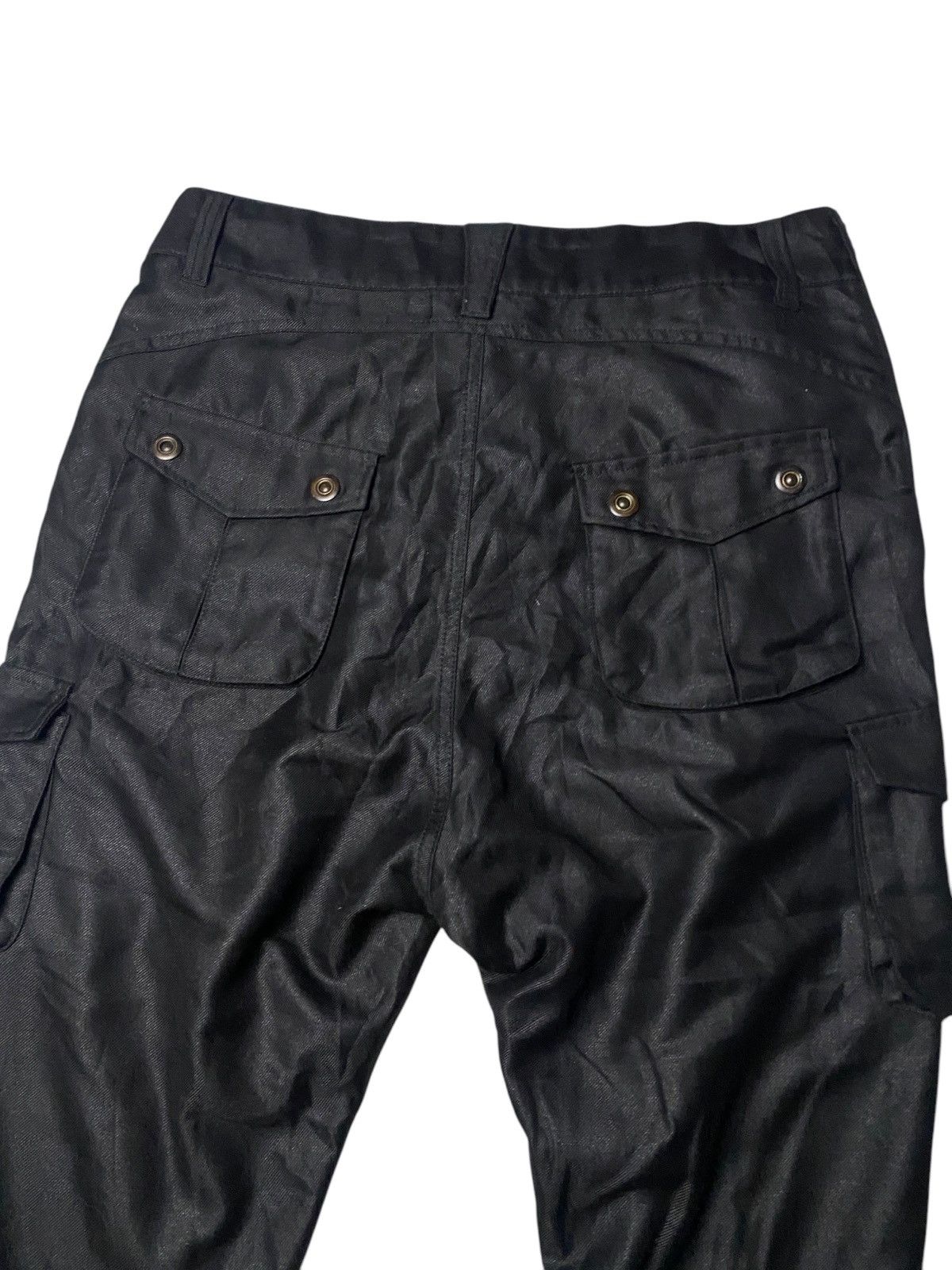 If Six Was Nine 2000's Civarize Waxed Zip Shorts Size US 31 - 9 Thumbnail
