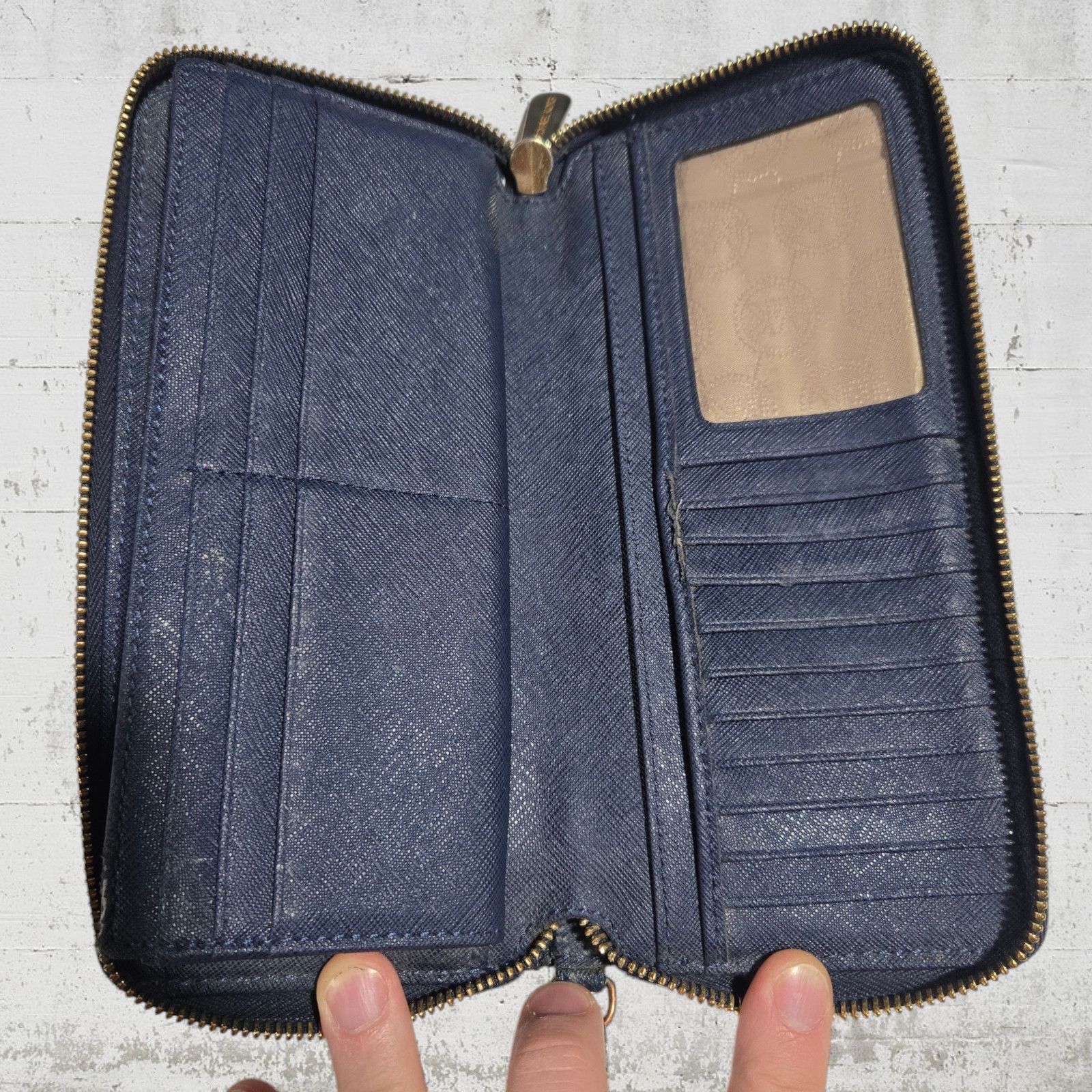 Michael Kors Michael Kors Navy Leather Continental Wristlet Wallet Size ONE SIZE - 4 Thumbnail