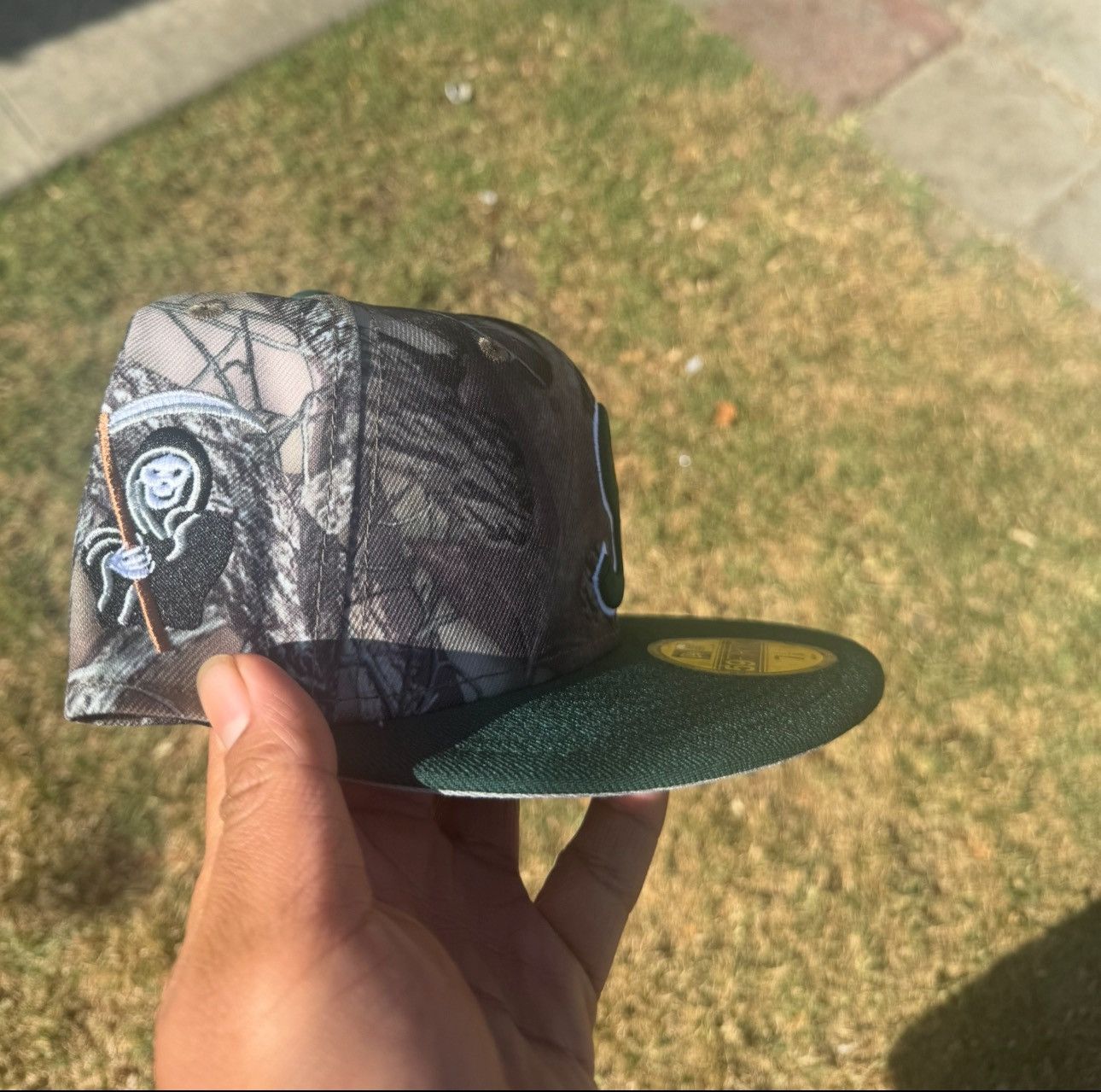 Supreme Supreme New Era Reaper S Logo Camo (Sz 7 3/4) Will Ship ASAP Size ONE SIZE - 2 Thumbnail