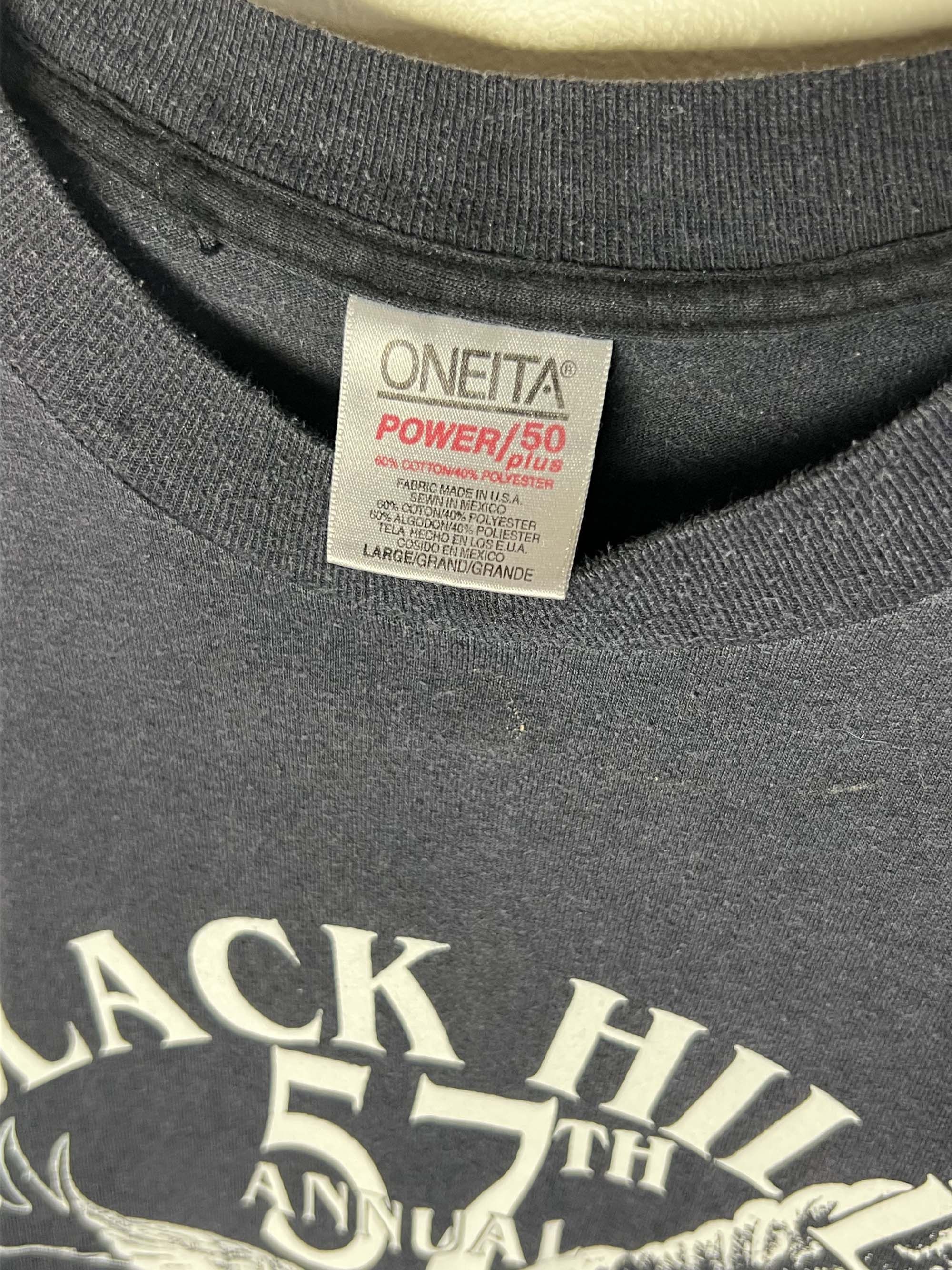 Vintage Vintage Sturgis 1997 Black Hills 57th Annual T-Shirt Size US L / EU 52-54 / 3 - 9 Thumbnail