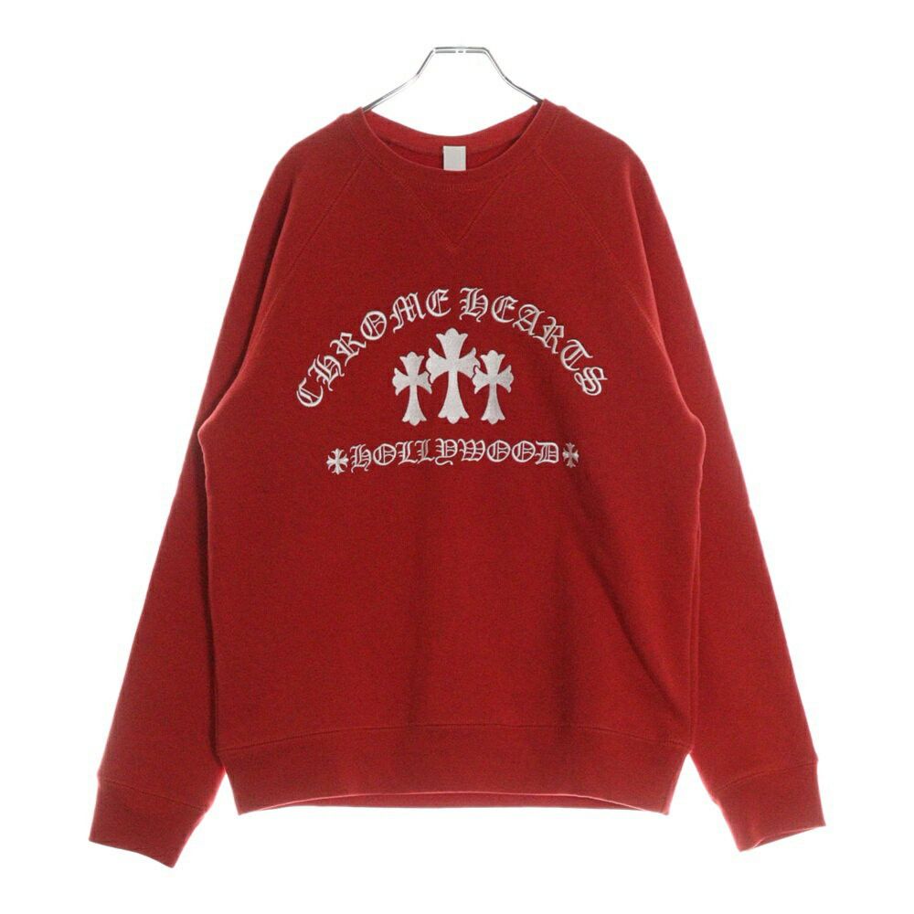 Chrome Hearts Y Not Cemetery Cross Crewneck Sweatshirt In