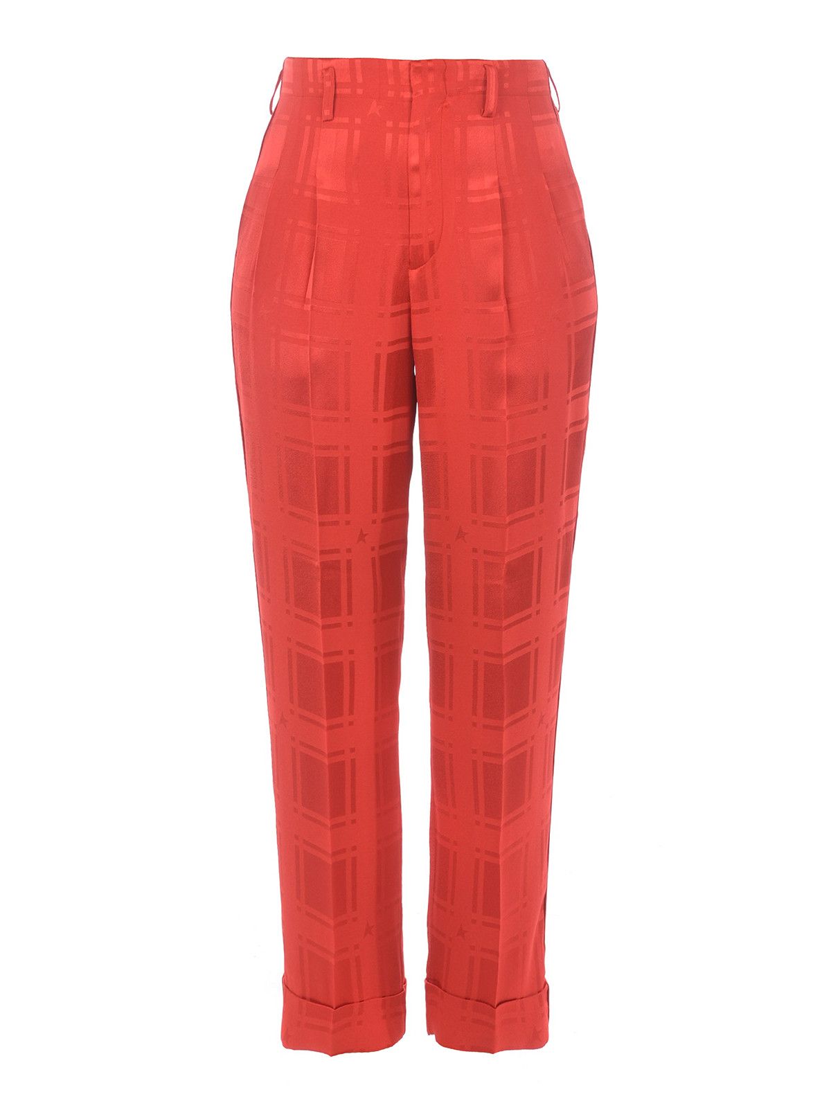 Golden Goose o1y0725 Casual Pant in Red Size 27" / US 4 / IT 40 - 1 Thumbnail
