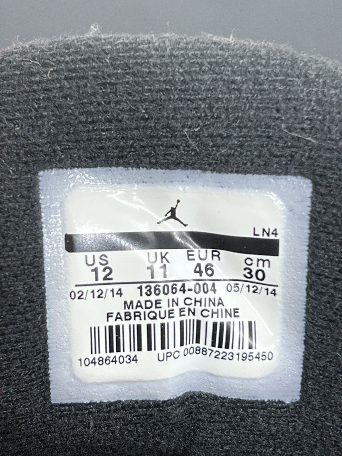 Jordan Brand Air Jordan 3 Wolf Grey Sz. 12 (2014) Size US 12 / EU 45 - 9 Thumbnail