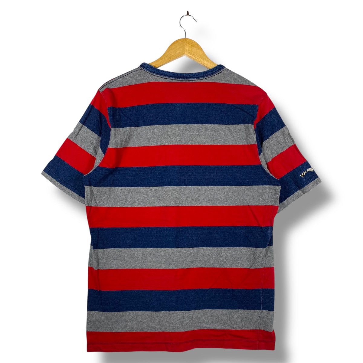 Eternal × Japanese Brand Japanese Brand ETERNAL Real Blue Striped Tee Shirt Large Size US L / EU 52-54 / 3 - 6 Thumbnail