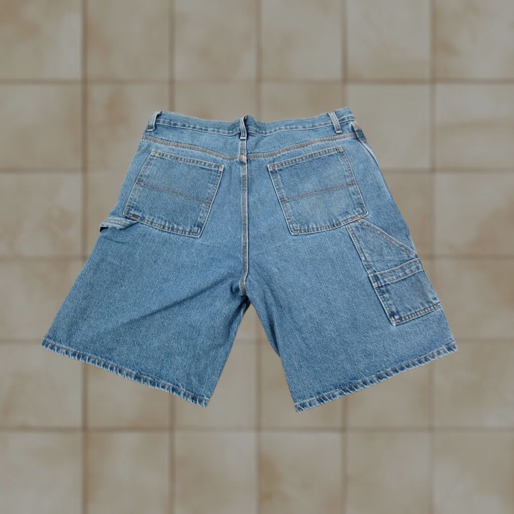 Faded Glory VINTAGE Faded Glory Shorts Jeans Mens 36 Blue Carpenter Denim Cargo Baggy 90s Featured Pockets Mens Size US 36 / EU 52 - 1 Thumbnail