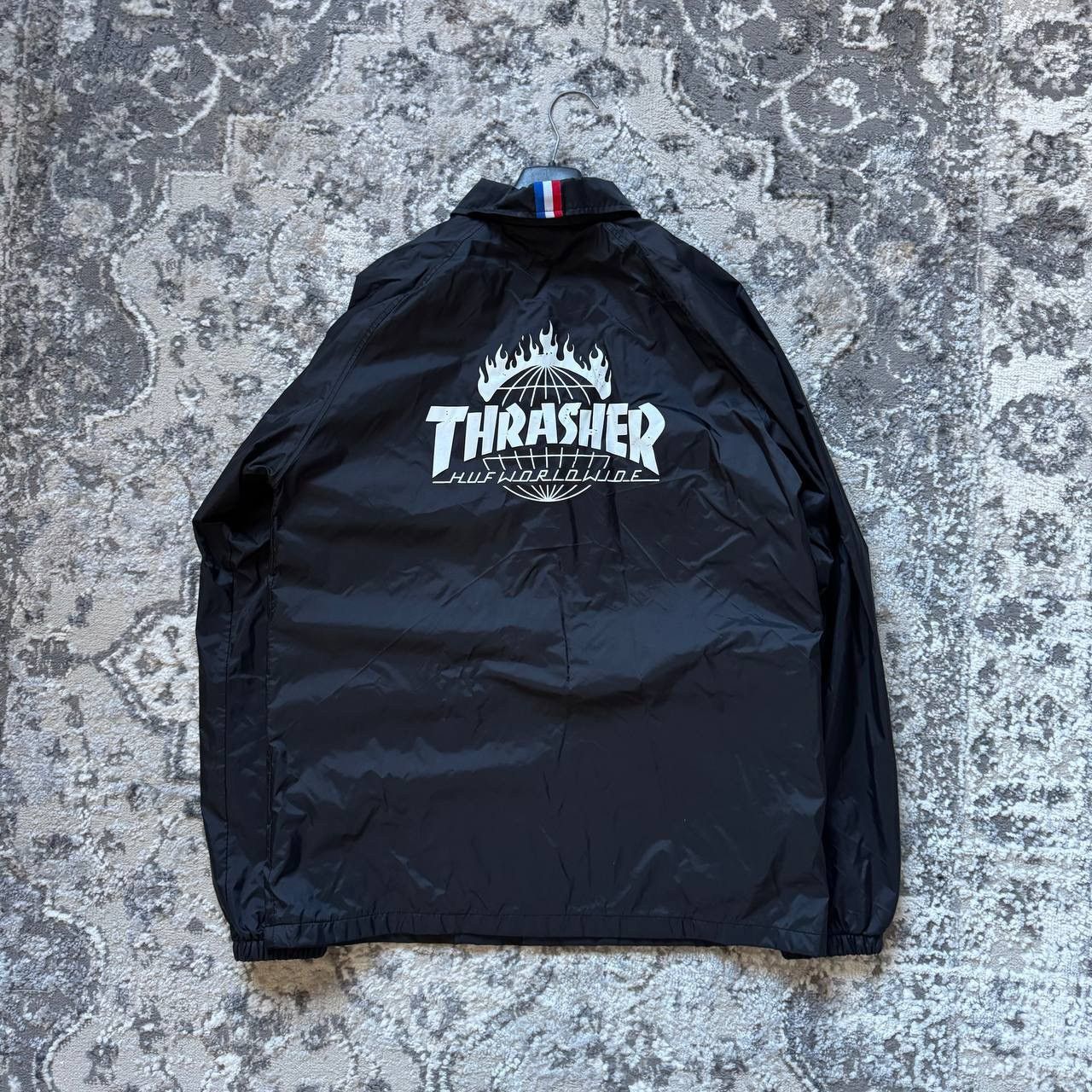Huf × Thrasher Thrasher Huf Black Nylon Skate Coach Jacket Size US M / EU 48-50 / 2 - 1 Thumbnail