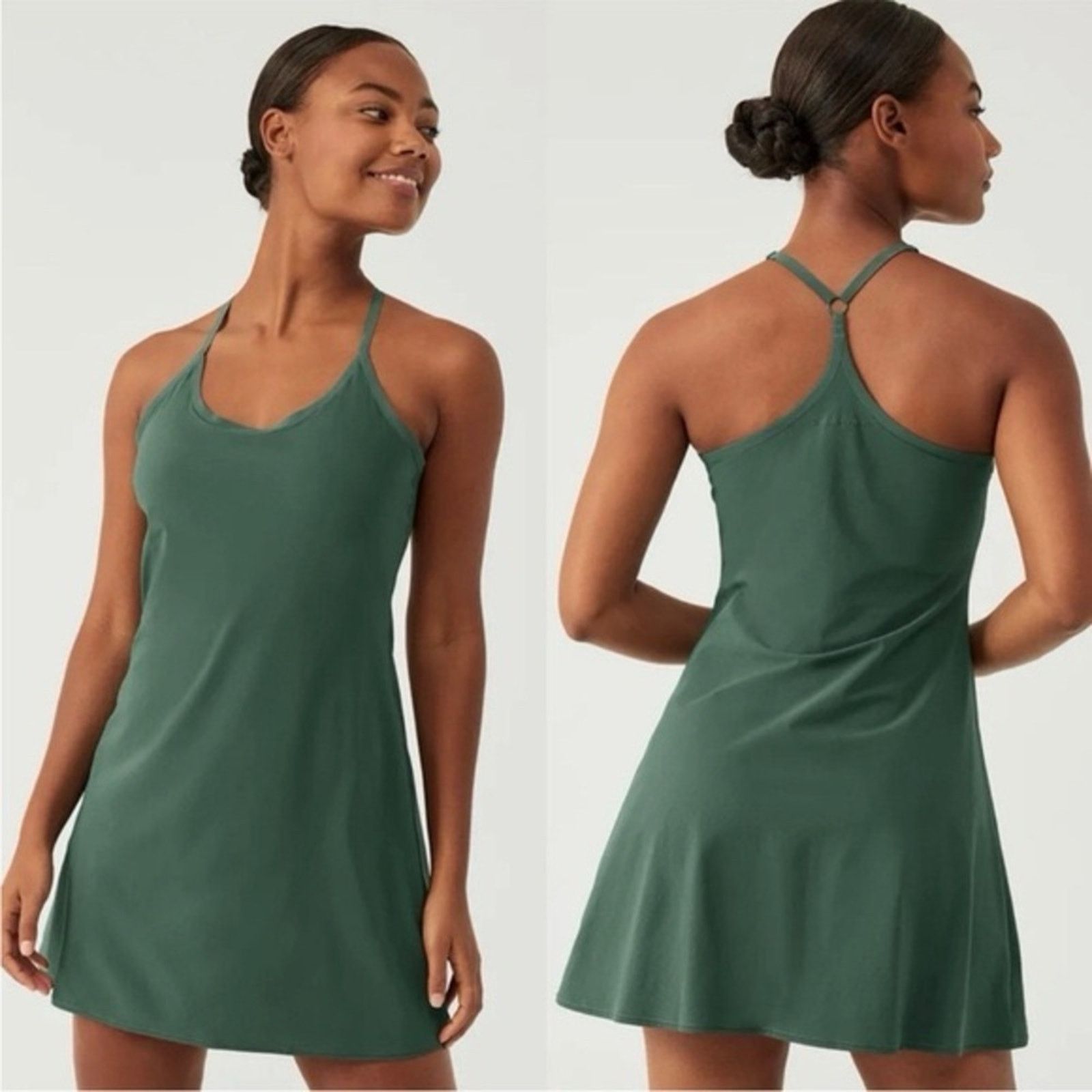 Outdoor Voices Outdoor Voices Exercise Dress Women’s Small Evergreen Size S / US 4 / IT 40 - 1 Thumbnail