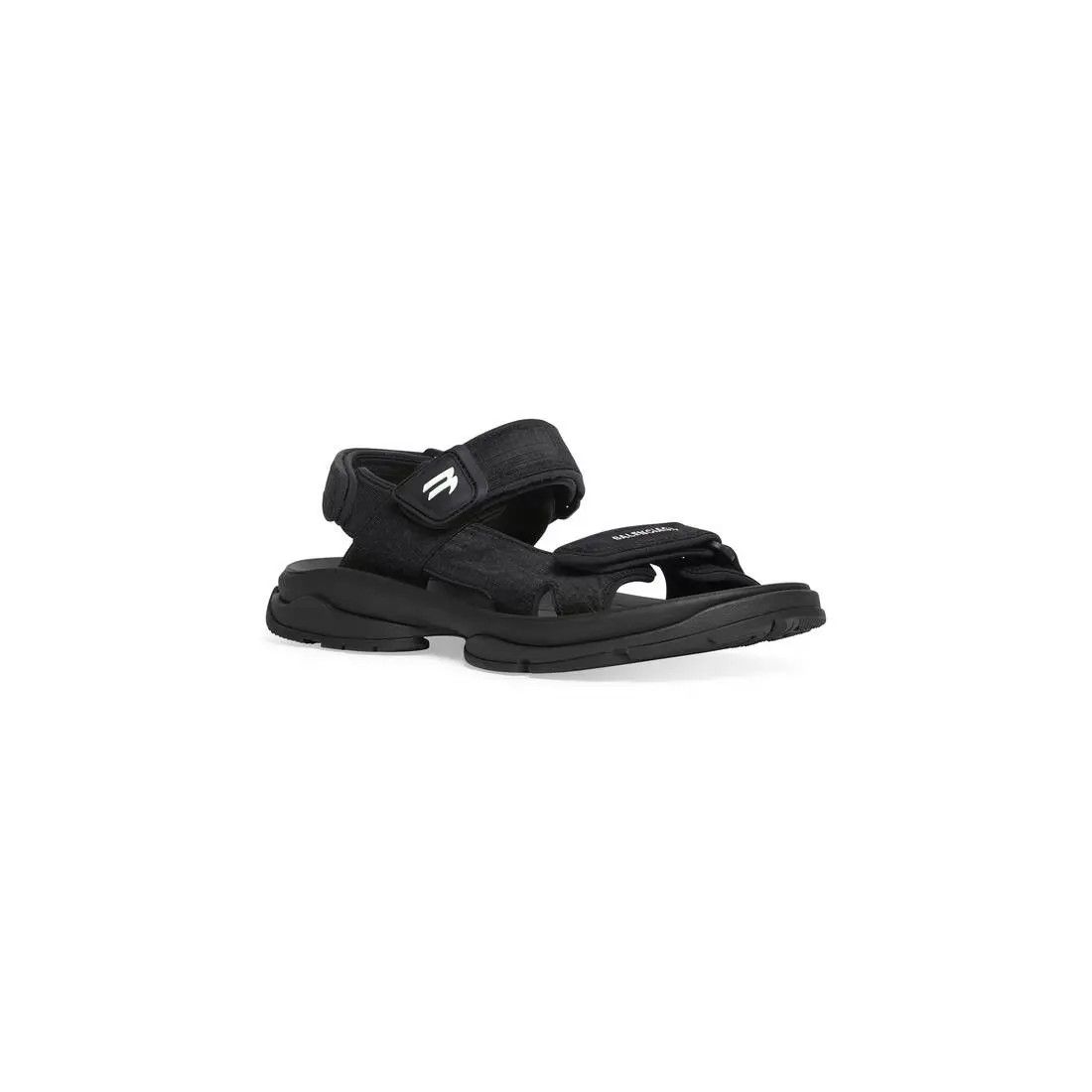Balenciaga o1in1g0425 Tourist Sandals in Black Size US 4 / IT 34 - 2 Thumbnail