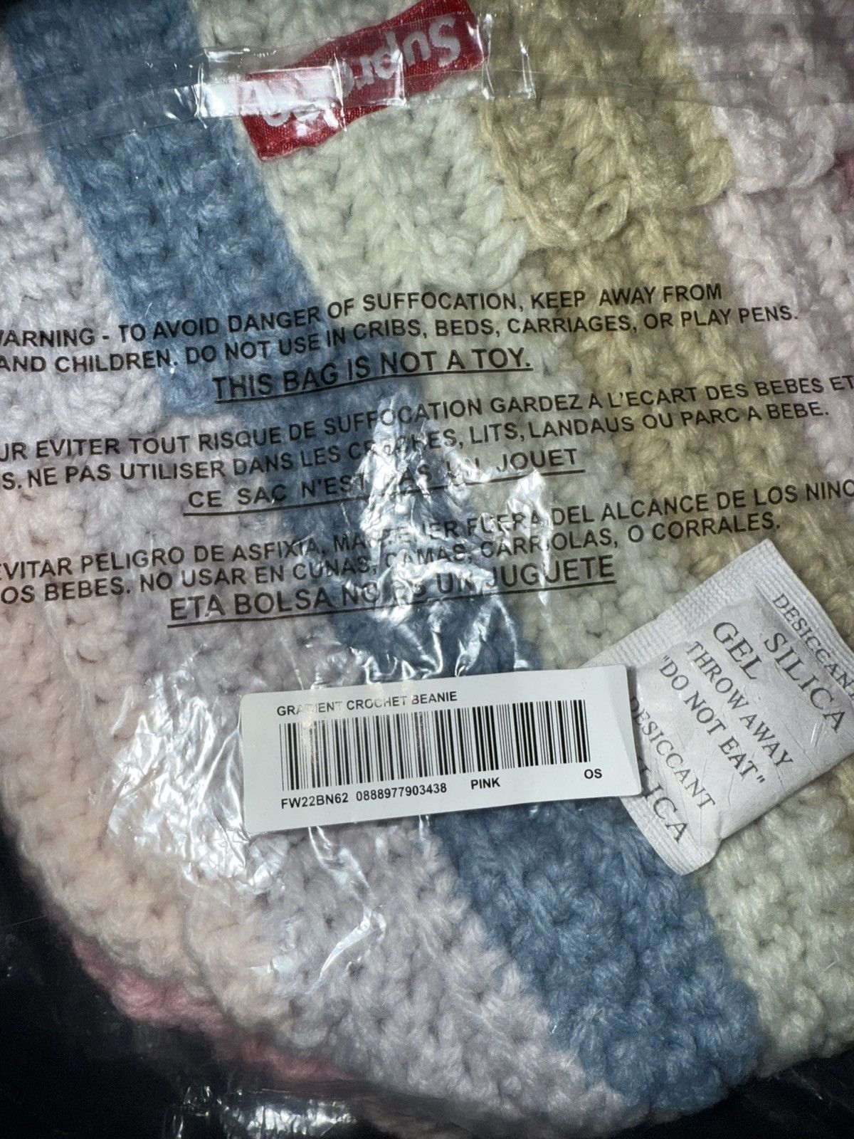 Supreme Supreme Gradient Crochet Hat FW22 Size ONE SIZE - 2 Thumbnail